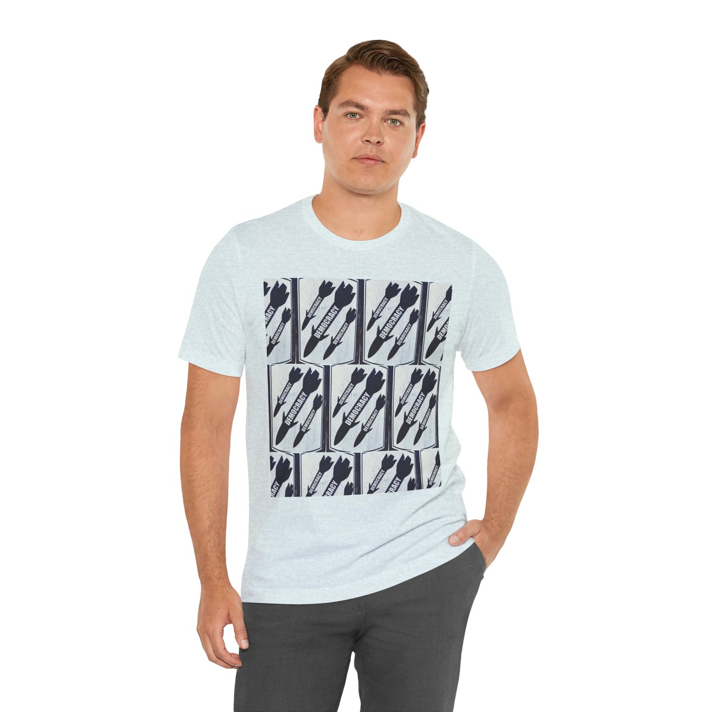 Protest T‑Shirt — DEMOCRATIC MISSILES