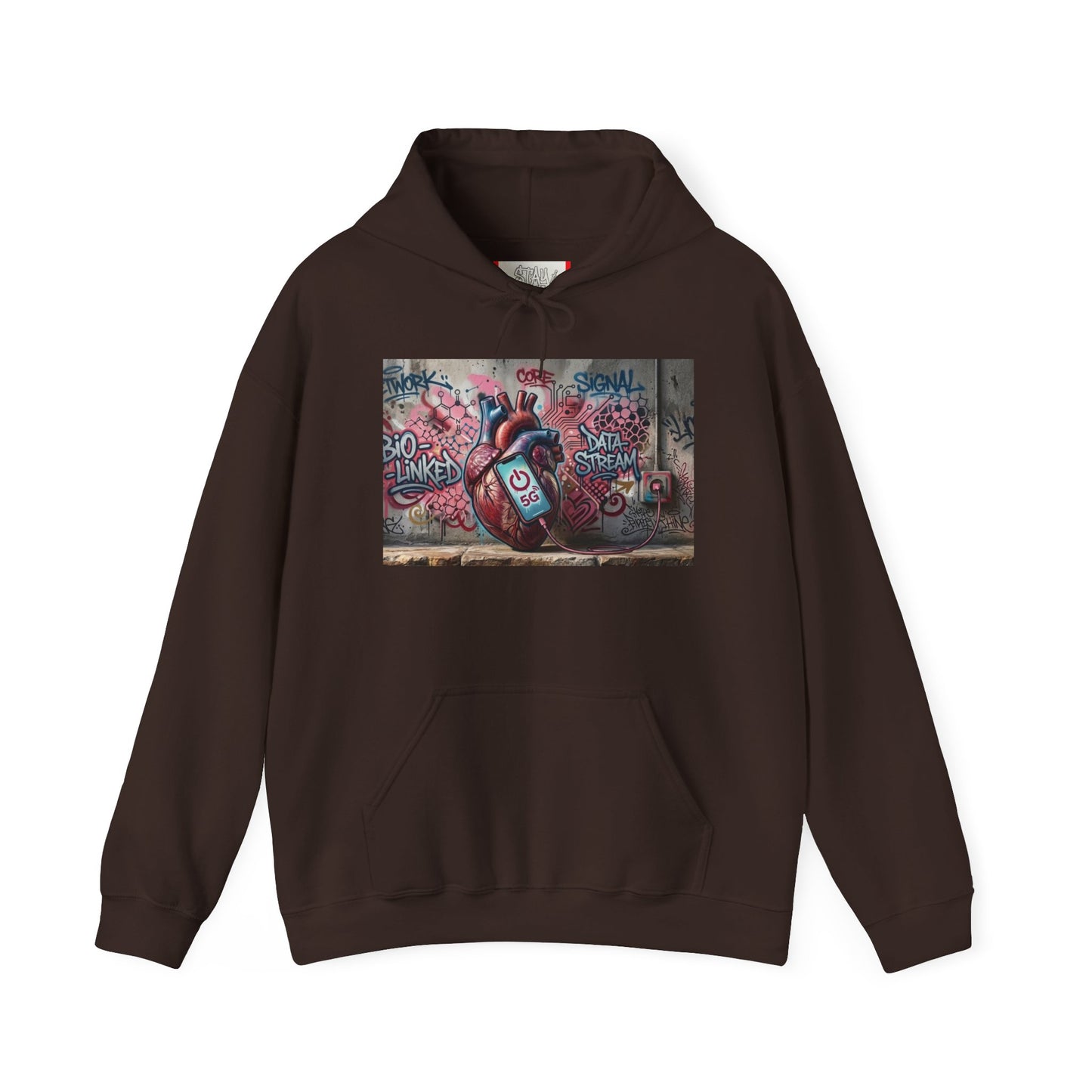 Stay Illegal Graffiti Hoodie - Mobile Heart