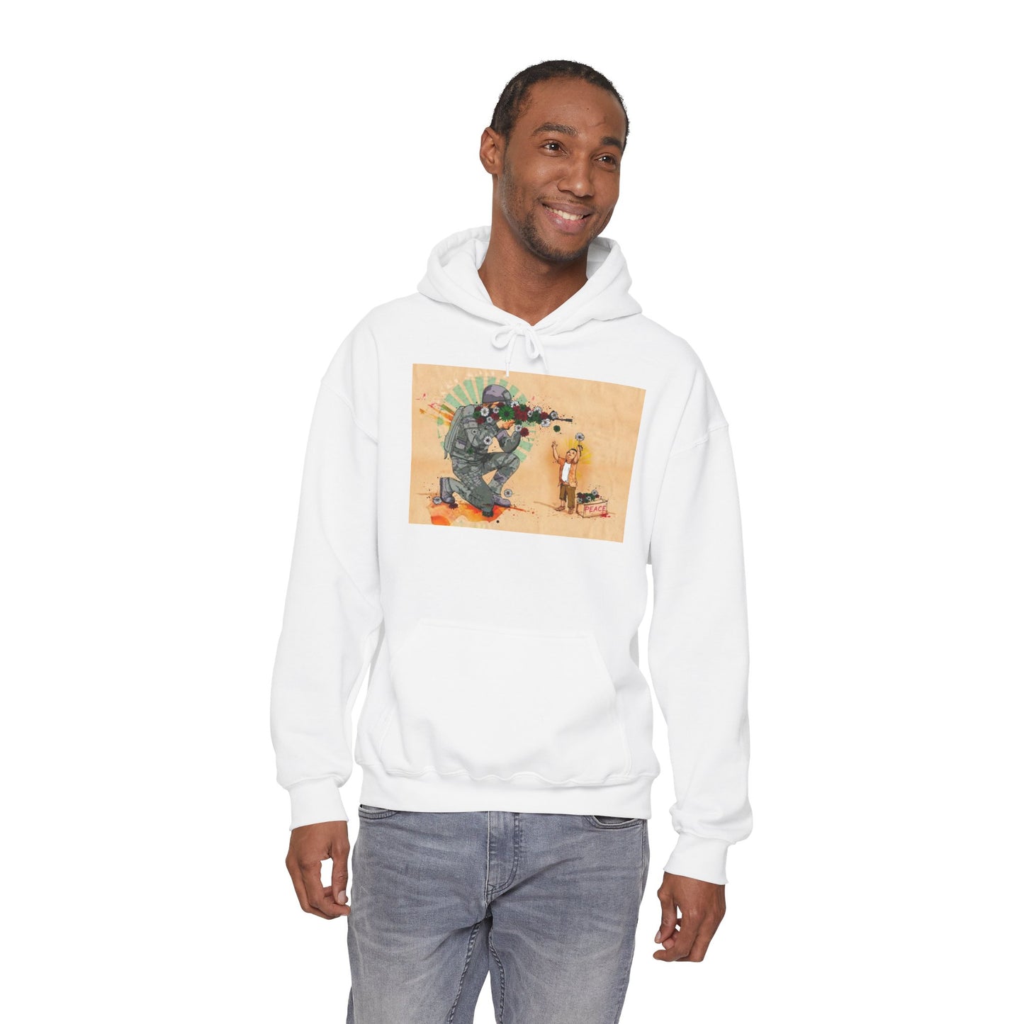 Stay Illegal Graffiti Hoodie - Flower Shooter