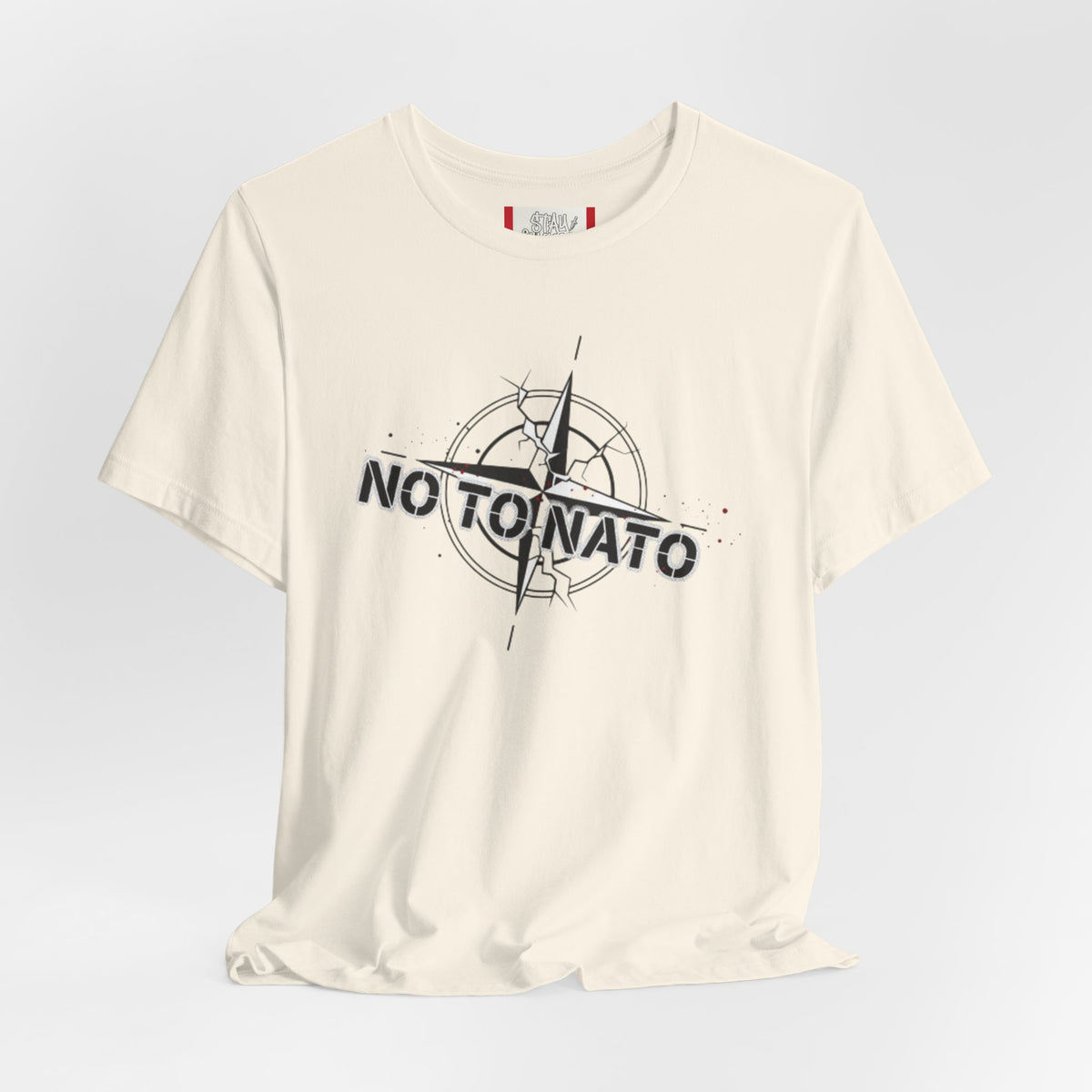 Protest T‑Shirt — "NO To NATO" English — White