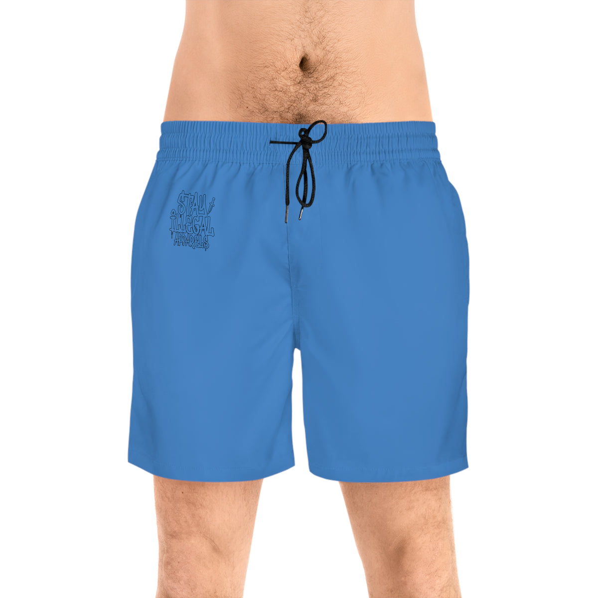 Plain Insignia - Stay Illegal Men's Blue Swim Shorts
