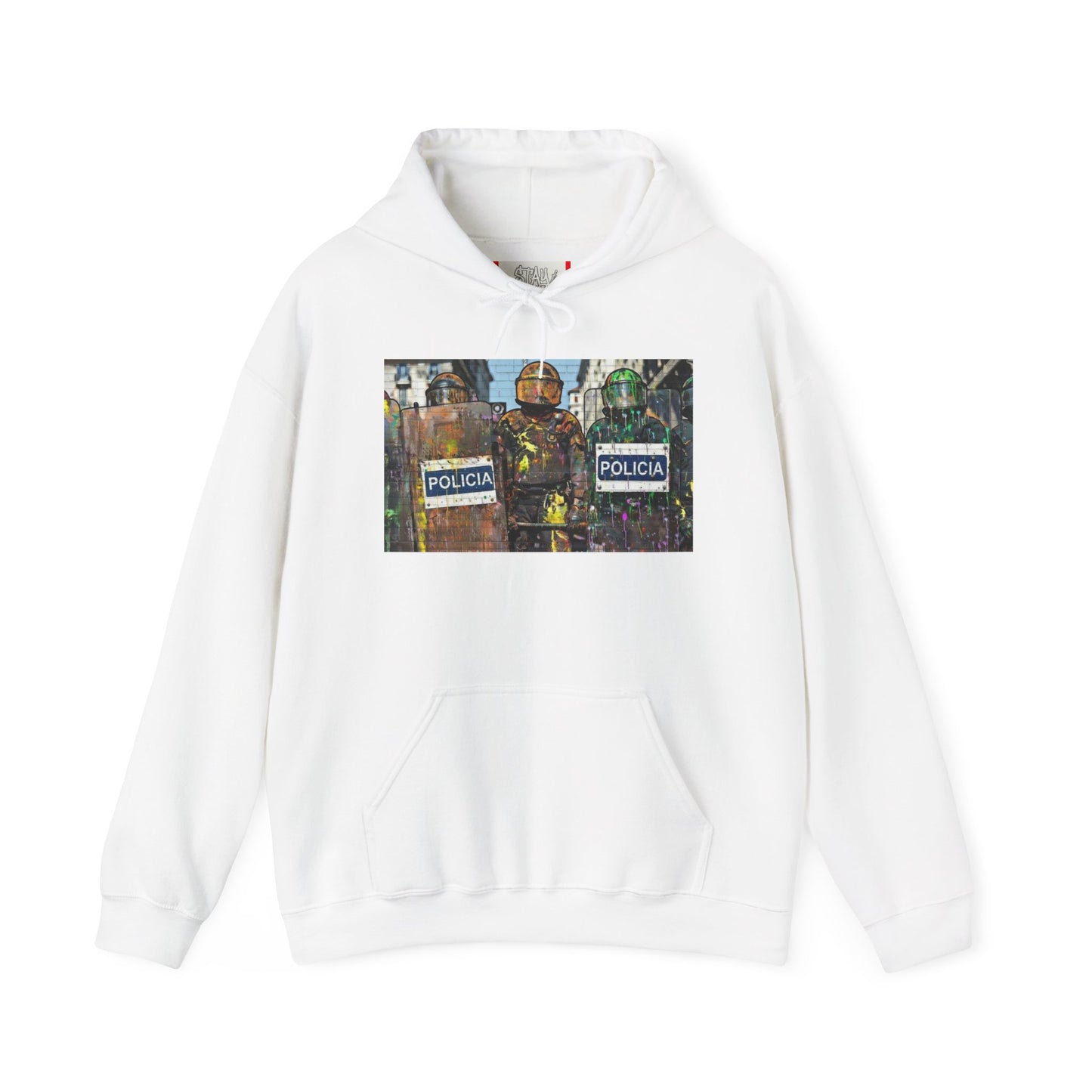 Stay Illegal Graffiti Hoodie - Policia Policia