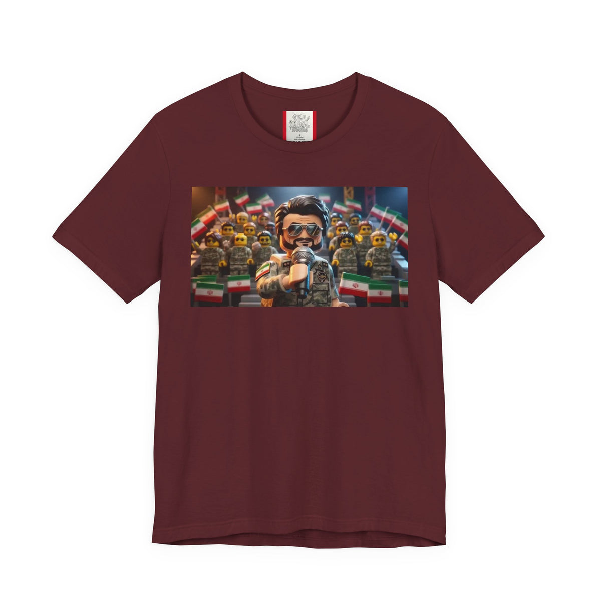 Propaganda T‑Shirt — IRAN LEGOS — IRGC Crowd Control