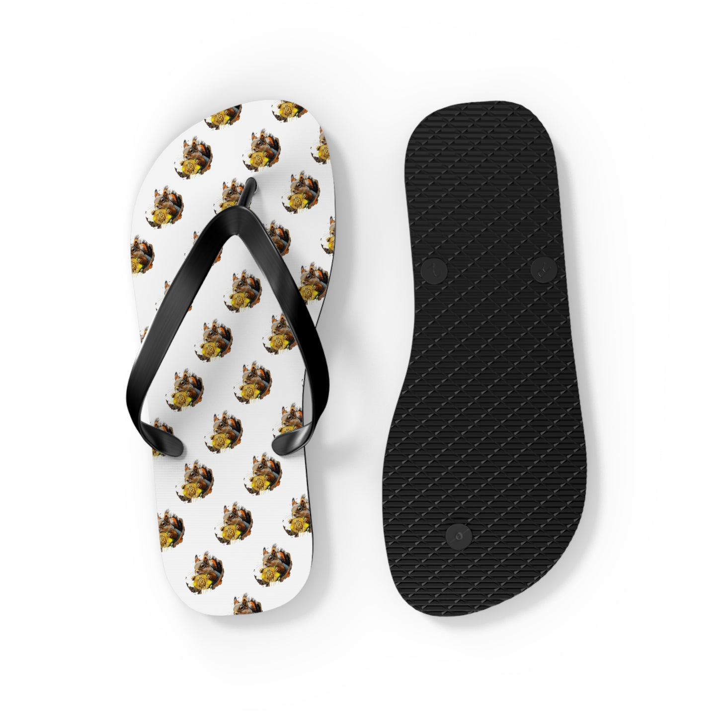 BitCoin Squirrel Flip Flops – Protest Finance