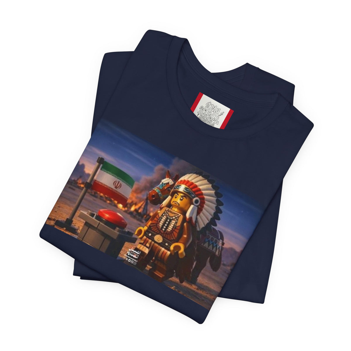 Propaganda T‑Shirt — IRAN LEGOS — USA Invaders