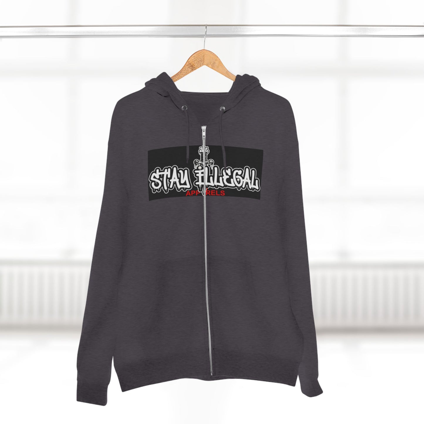 Victory Hoodie — Stay Illegal Zip Hoodie