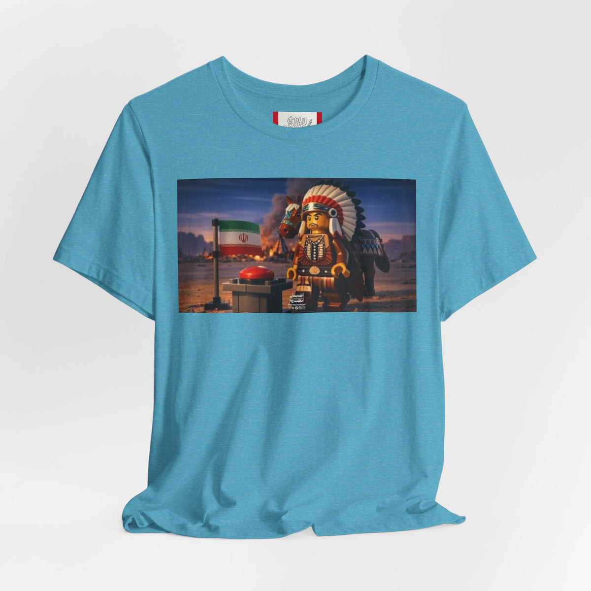 Propaganda T‑Shirt — IRAN LEGOS — USA Invaders