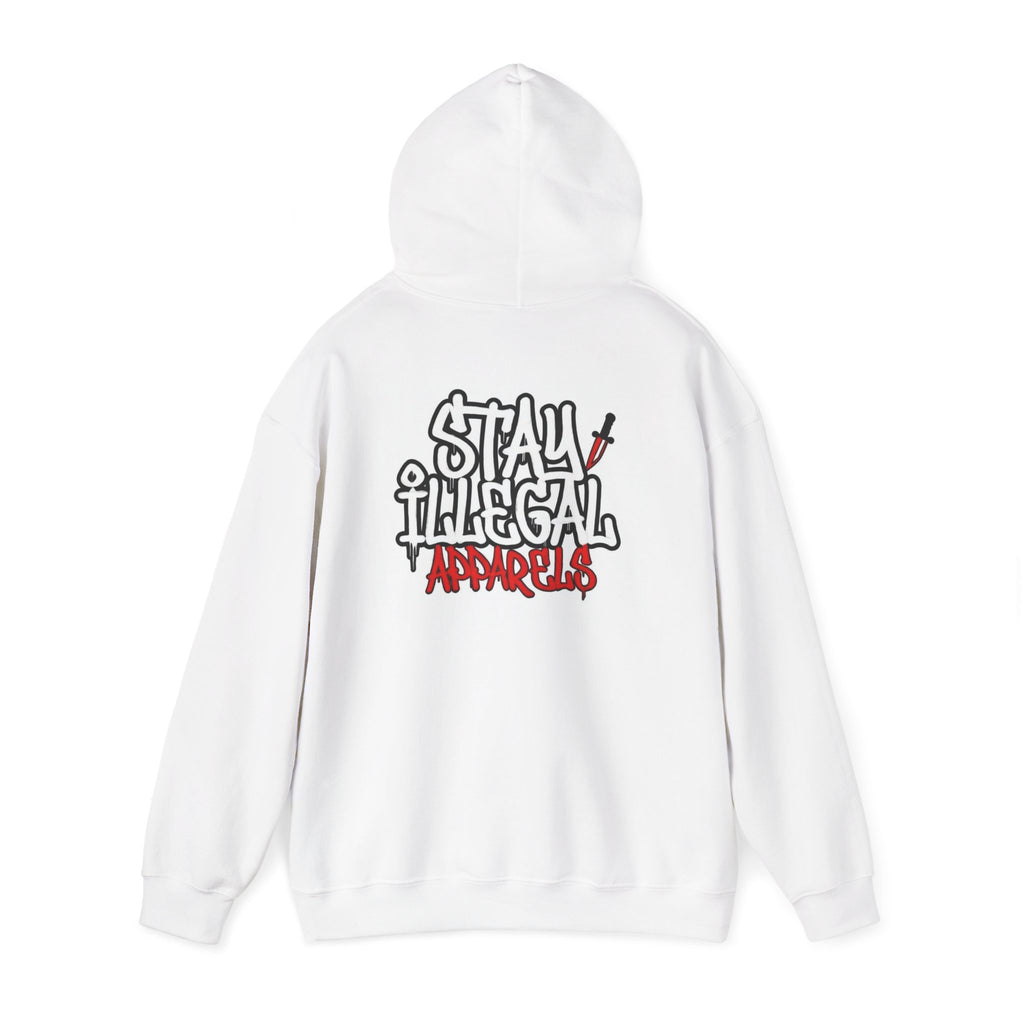 Stay Illegal Graffiti Hoodie - Streetwear Graphic Pullover