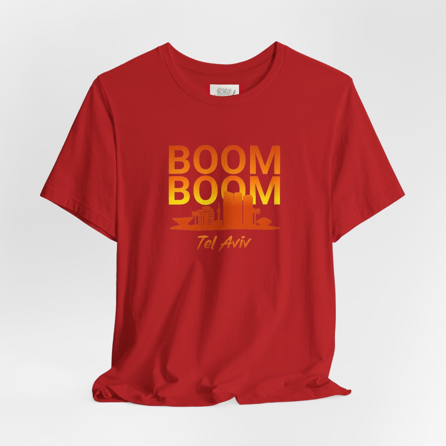 Propaganda T‑Shirt — BOOM BOOM Tel Aviv Skyline