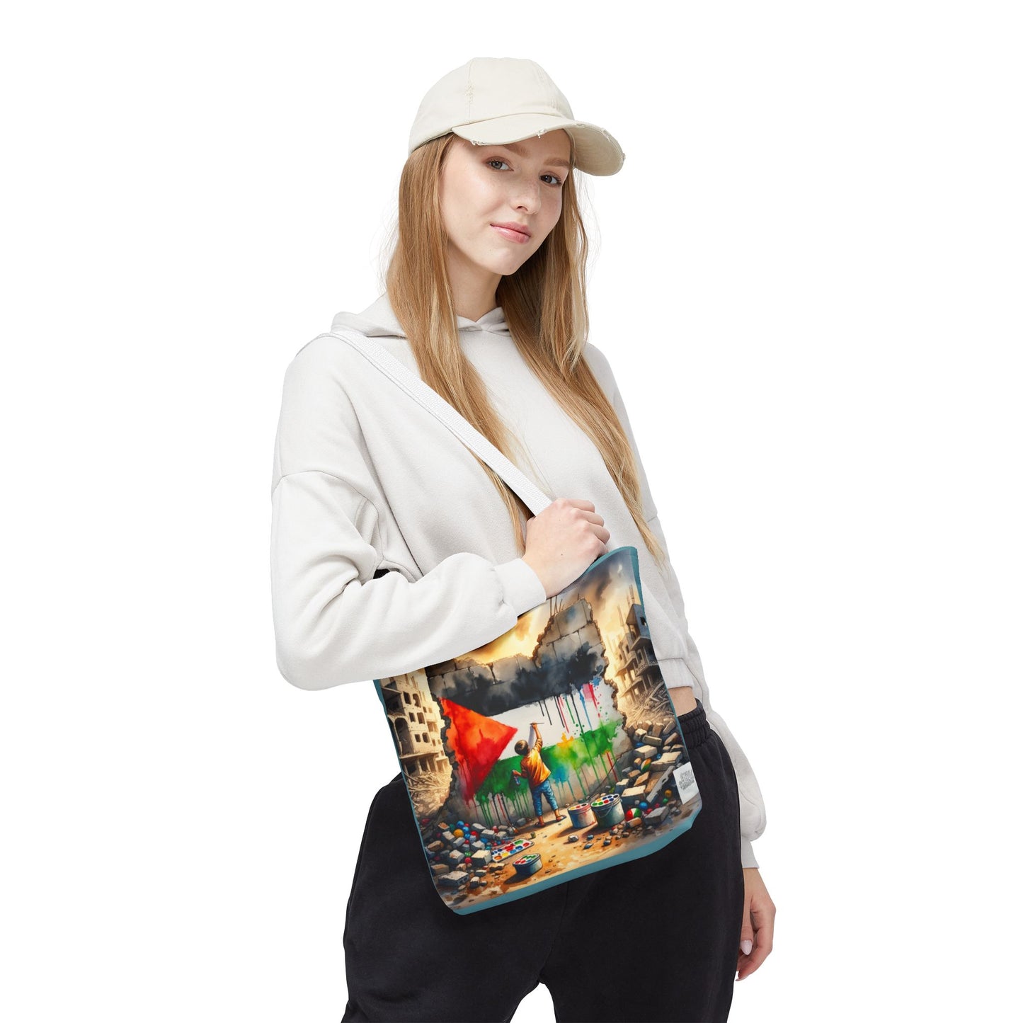 Bolso de hombro Tote — Palestine Paint