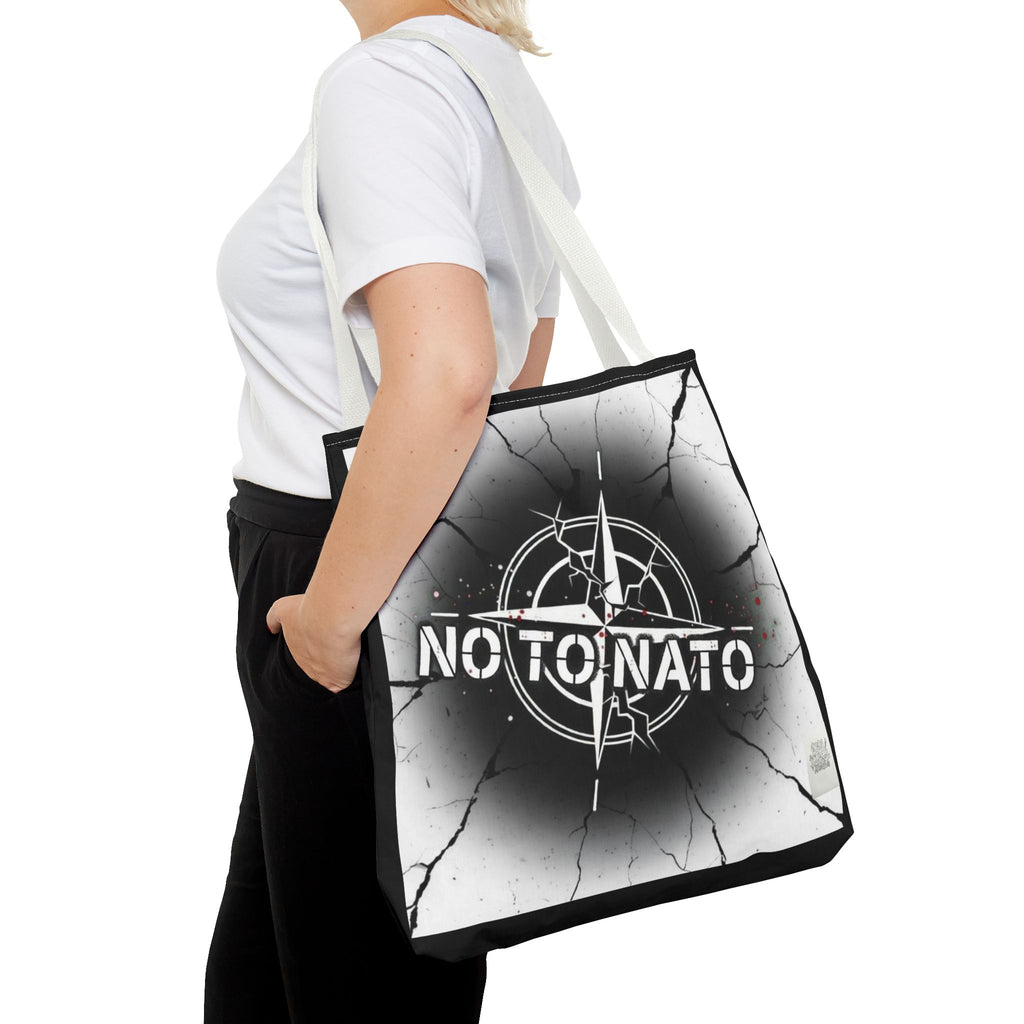 Compass Tote Bag — "NO To NATO / Het NATO" English/Russian