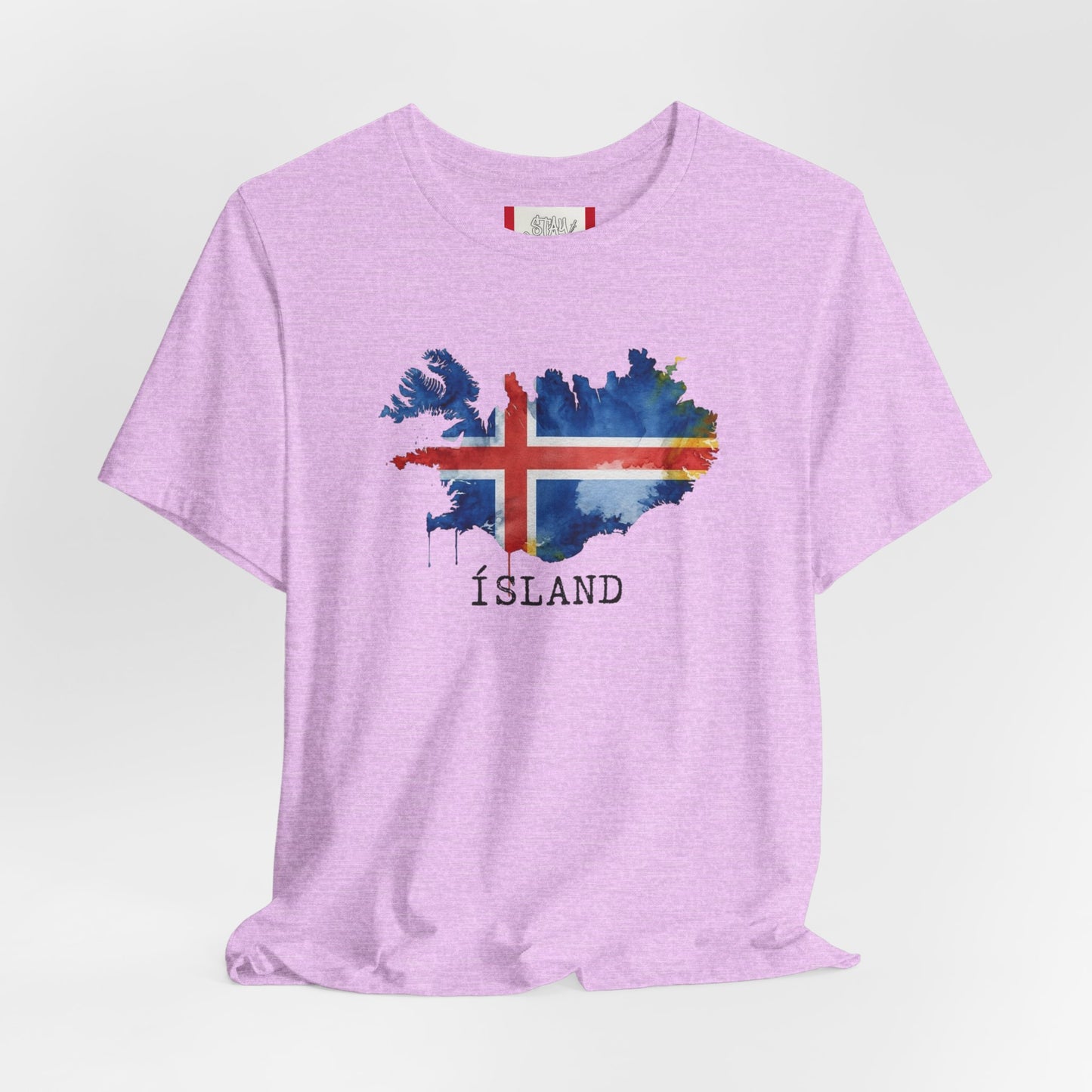 Country T‑Shirt — ÍSLAND (ICELAND)