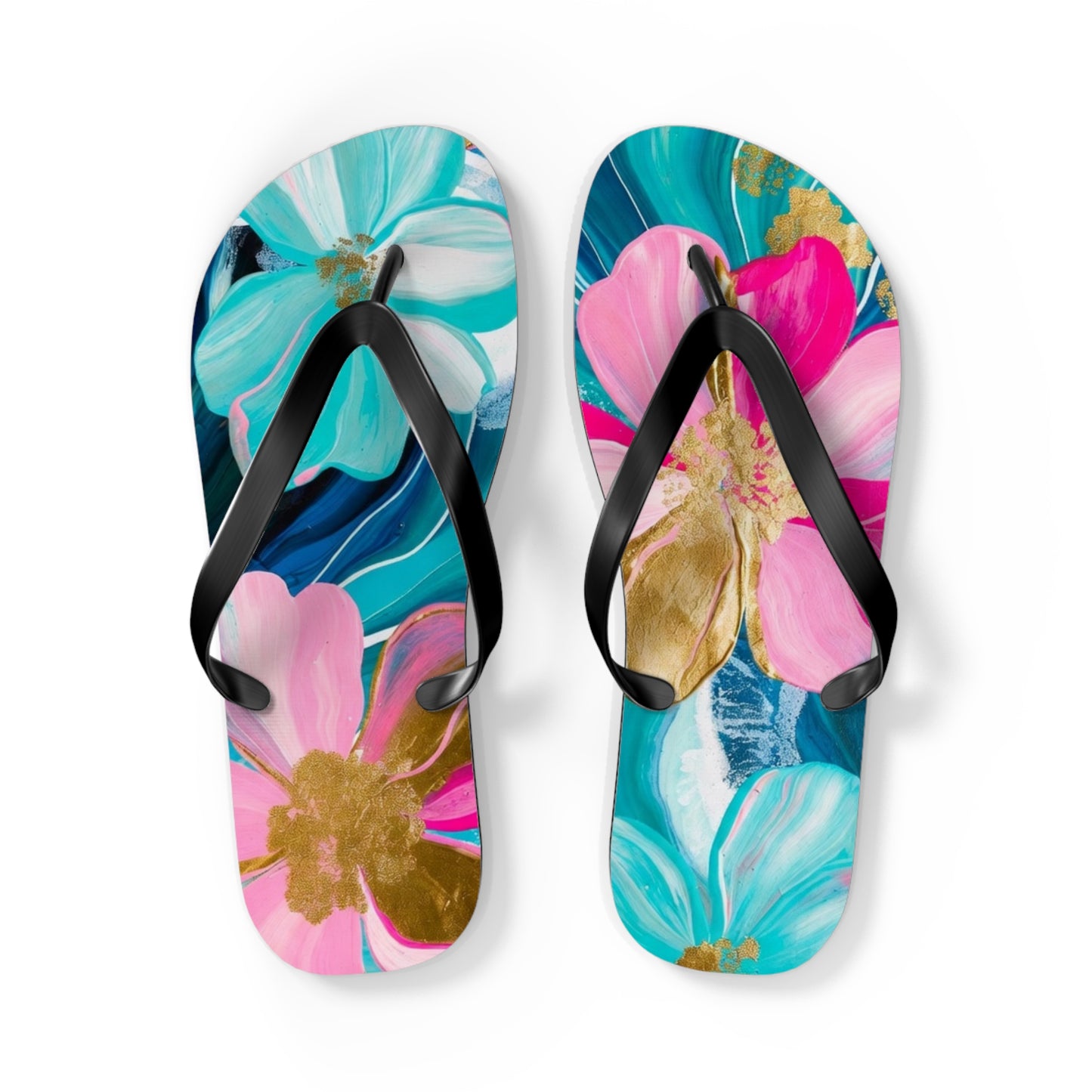 Flower Flip Flops – Oil Paints