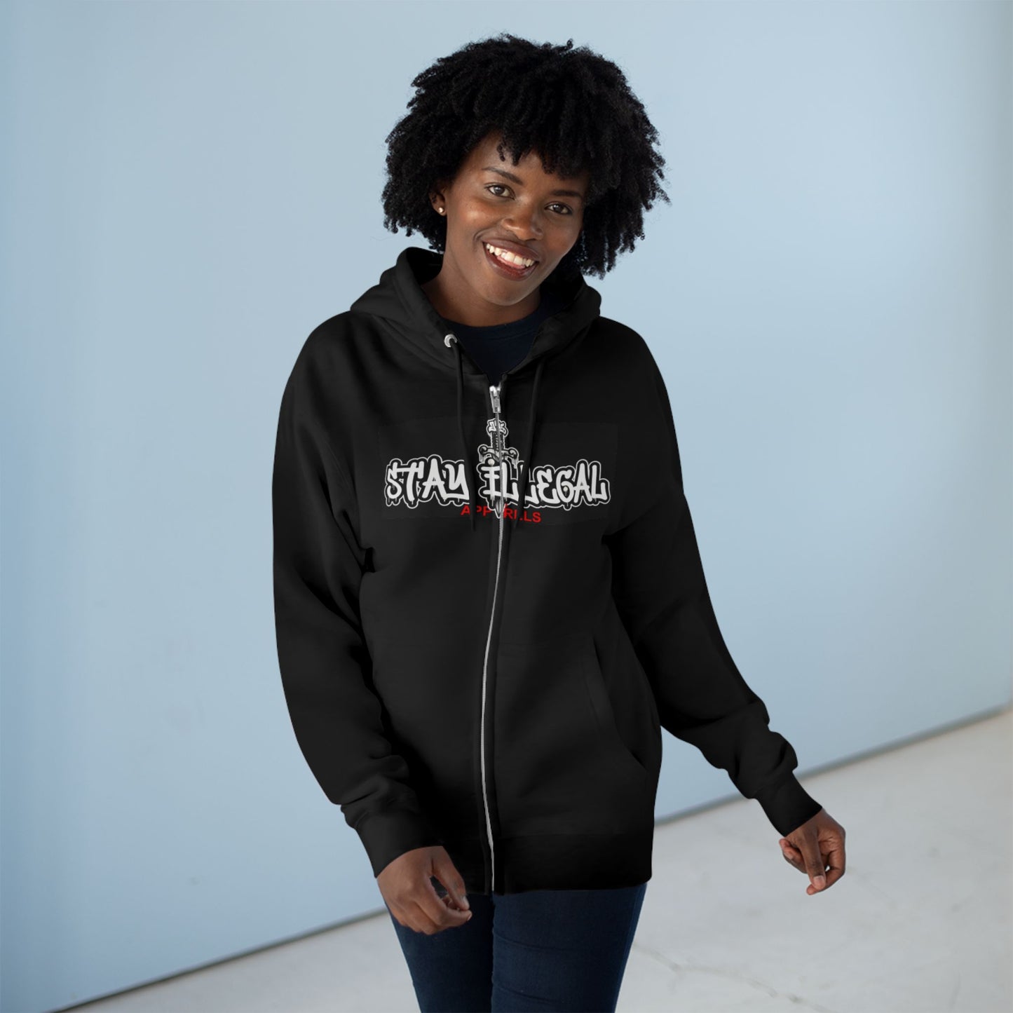 Victory Hoodie — Stay Illegal Zip Hoodie
