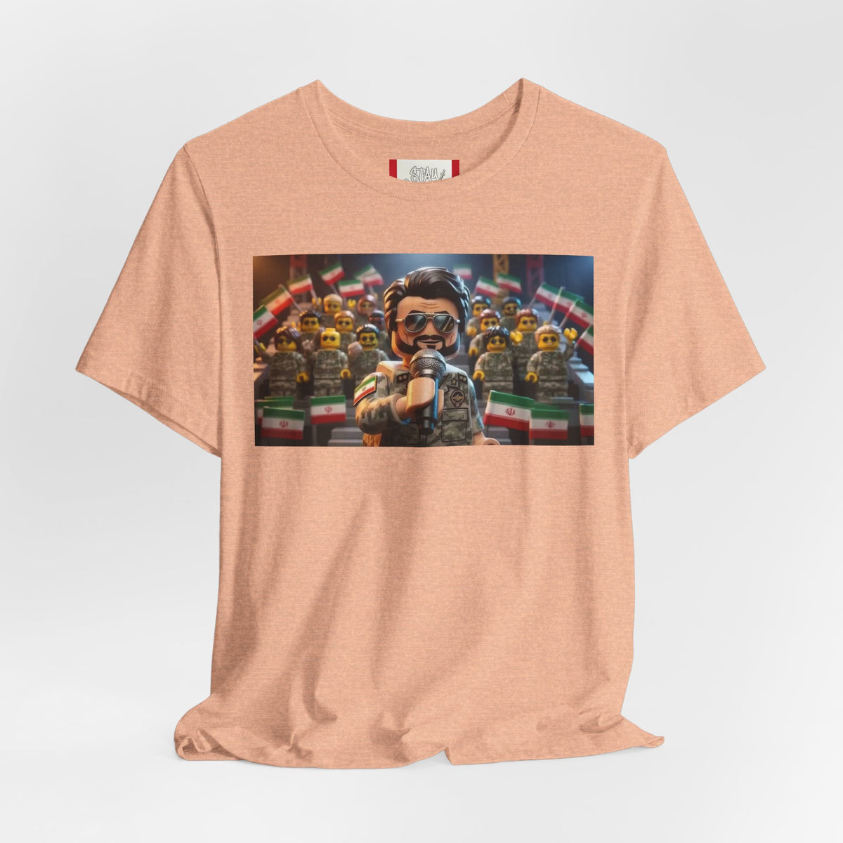 Propaganda T‑Shirt — IRAN LEGOS — IRGC Crowd Control