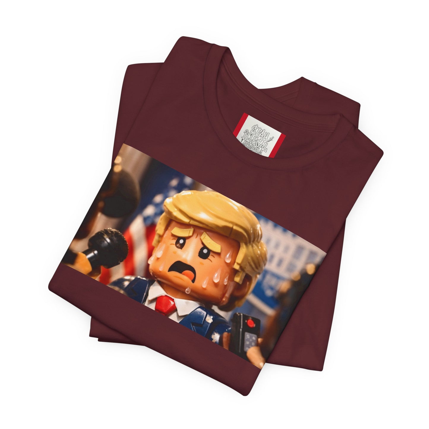 Propaganda T‑Shirt — IRAN LEGOS - Sweaty Trump