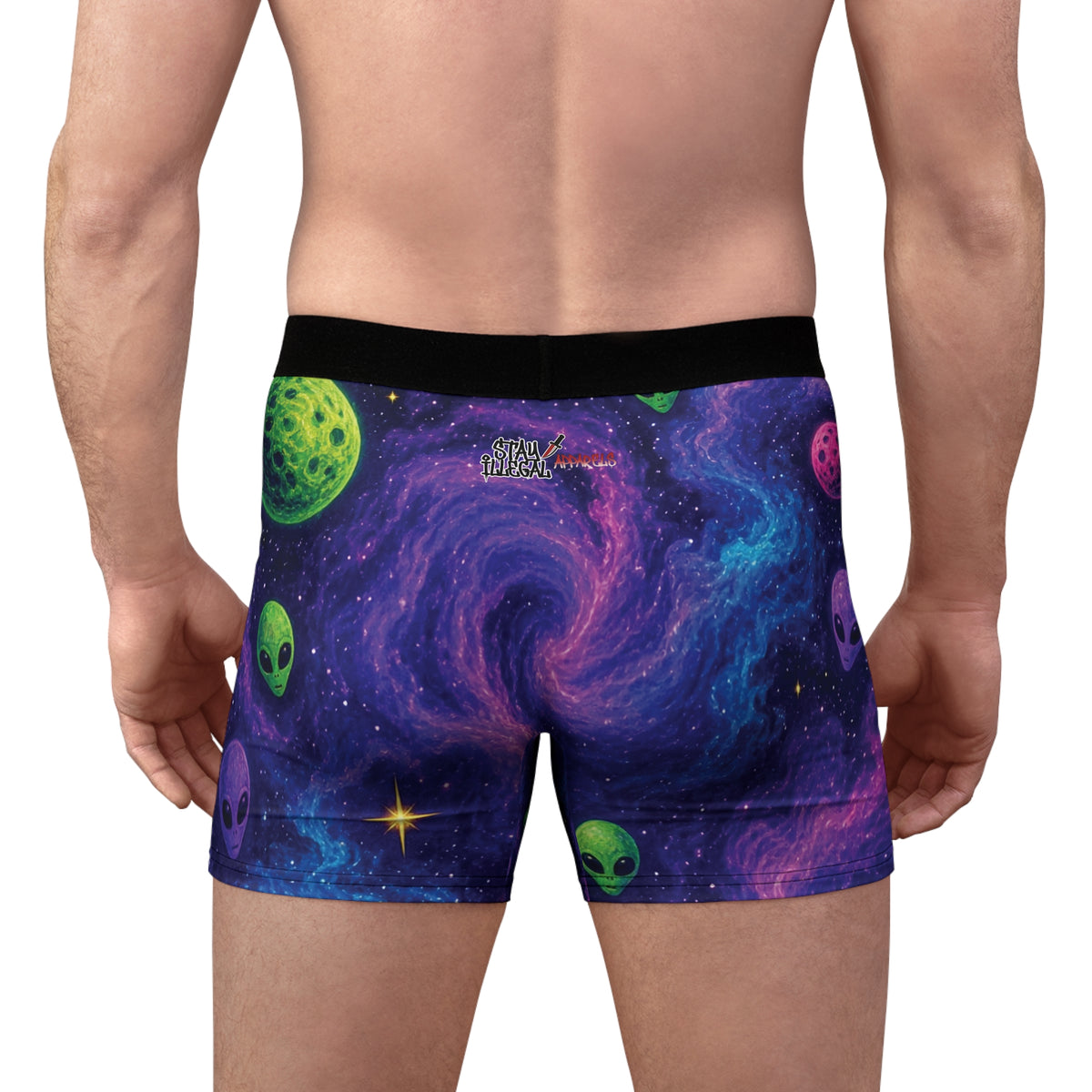 Stay Illegal Men's Boxer Briefs - Alien Drift