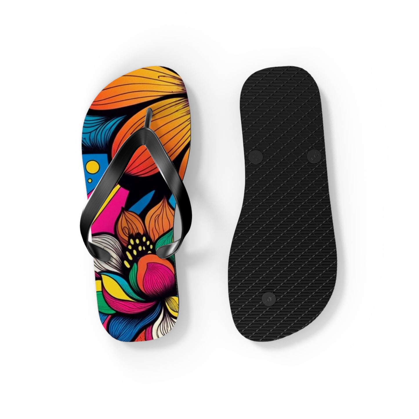 Flower Flip Flops – Retro Vibe