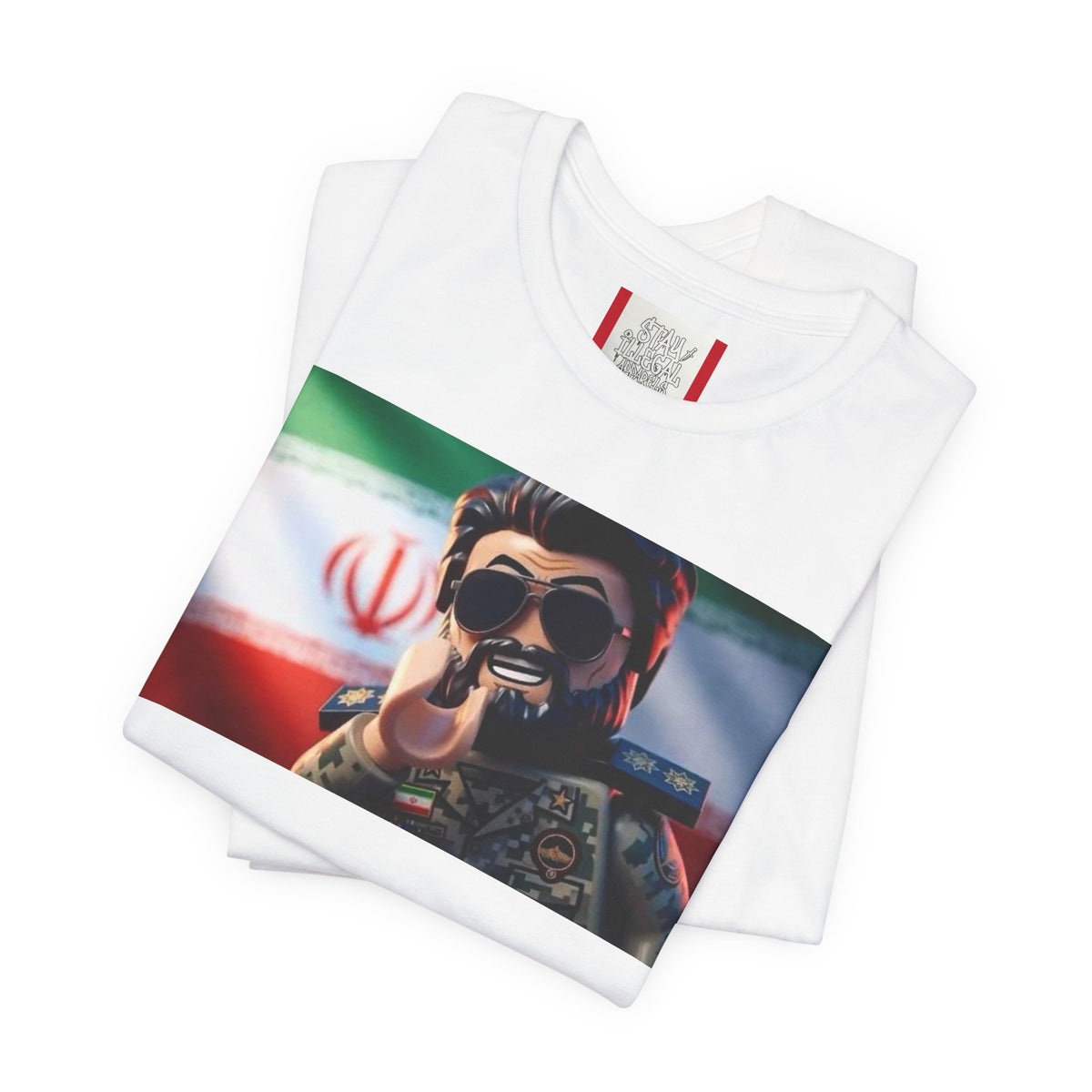 Propaganda T‑Shirt — IRAN LEGOS — IRGC Come Closer