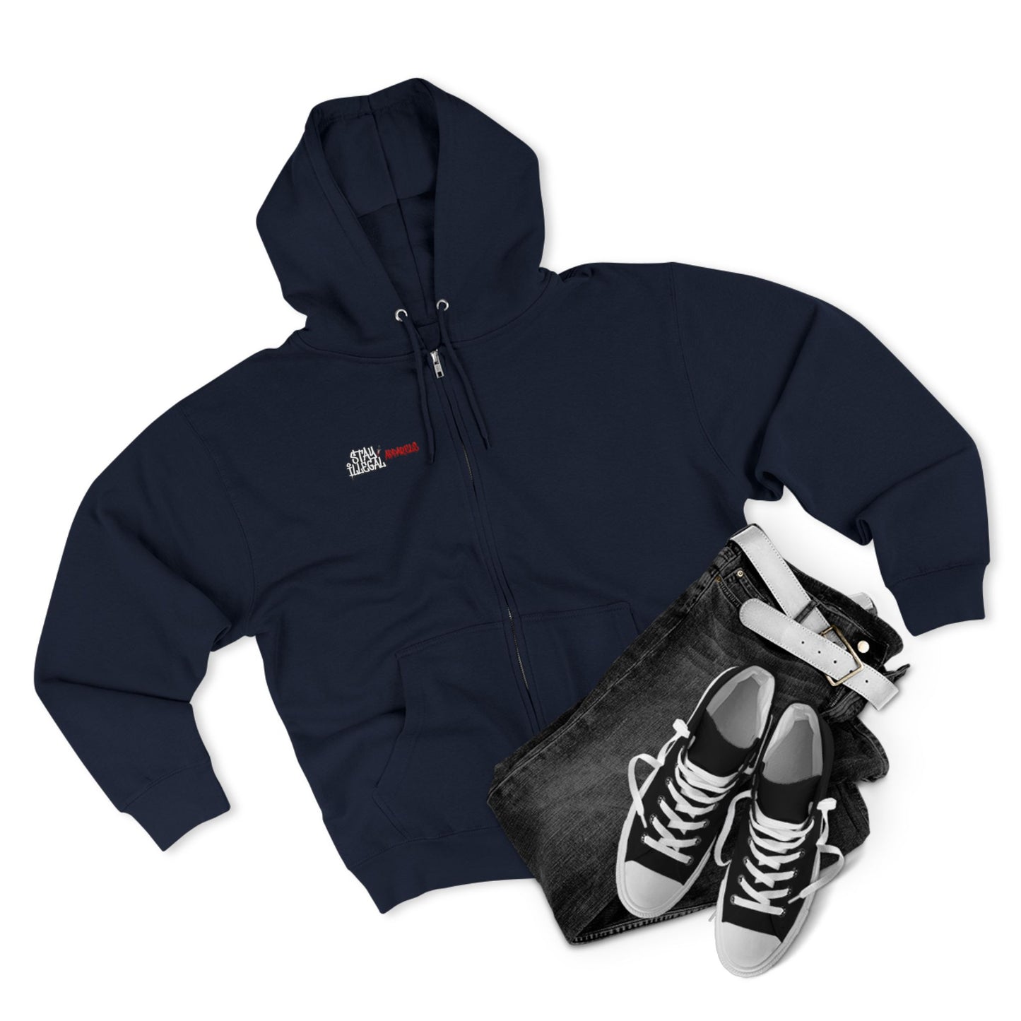 Copy of Plain Insignia - Stay Illegel Zip Hoodie