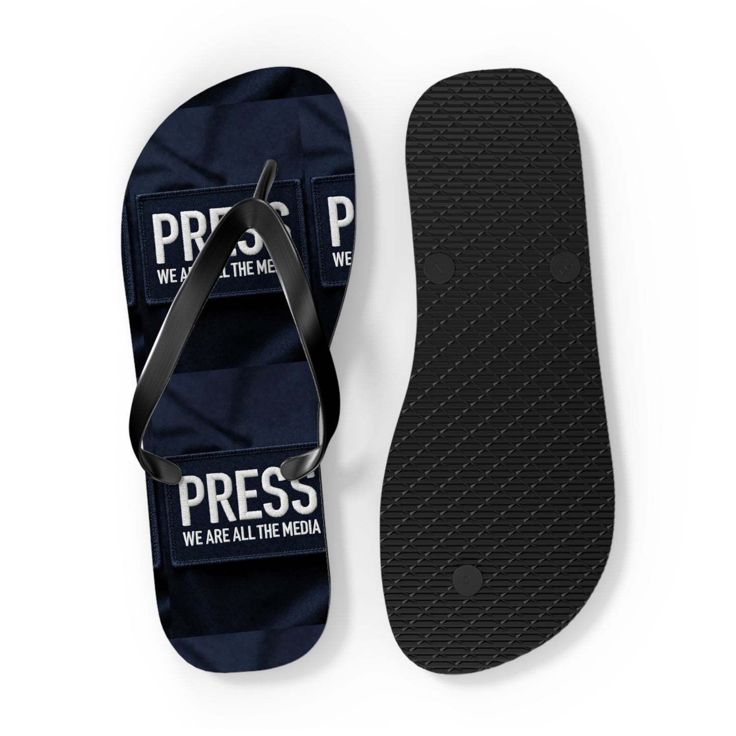 Press Freedom Flip Flops – PRESS ONLY