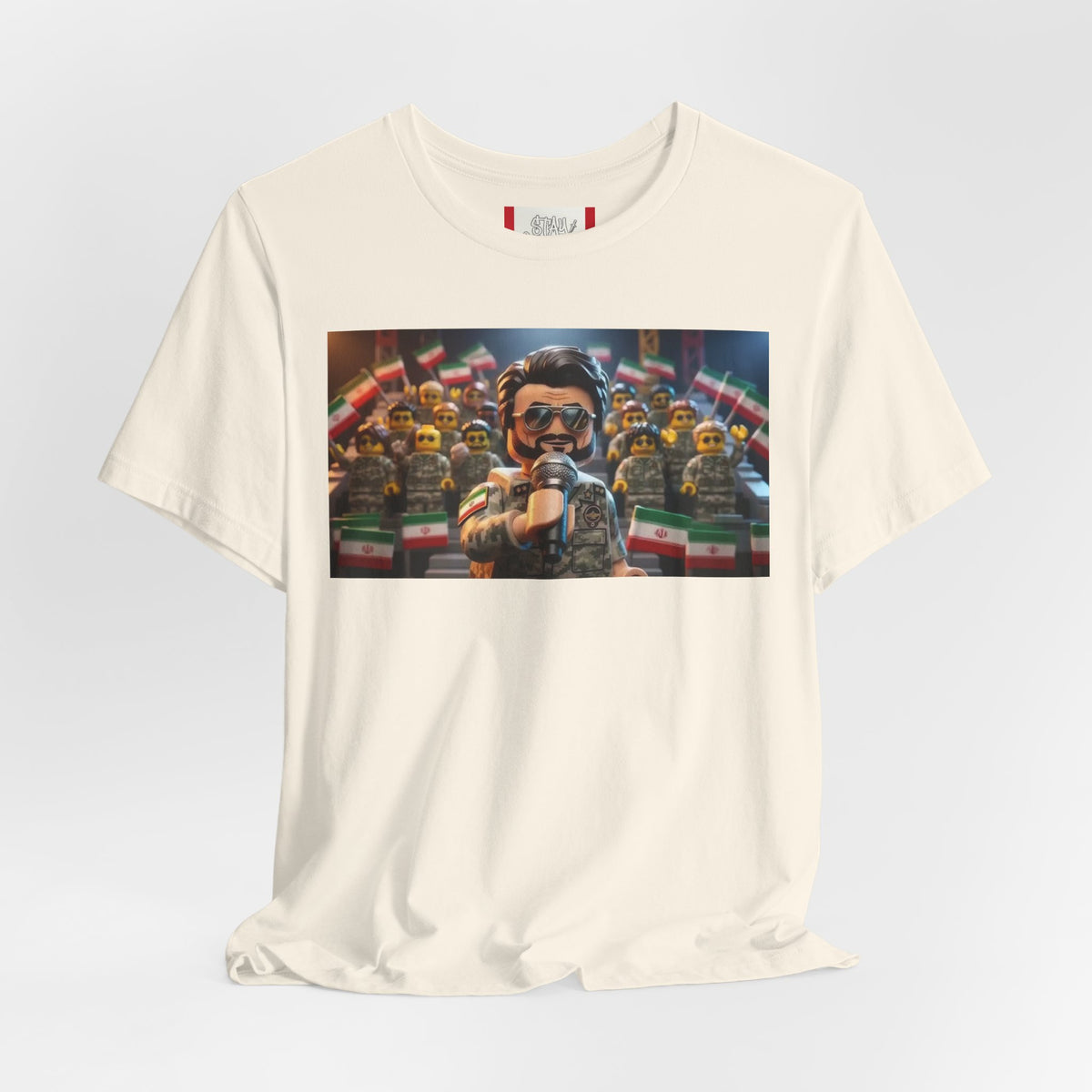 Propaganda T‑Shirt — IRAN LEGOS — IRGC Crowd Control