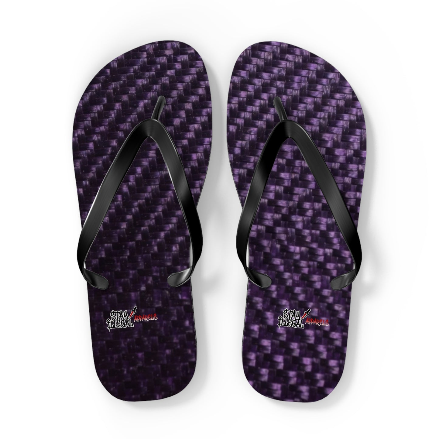 Carbon Fibre Flip Flops – Stay Illegal Purple