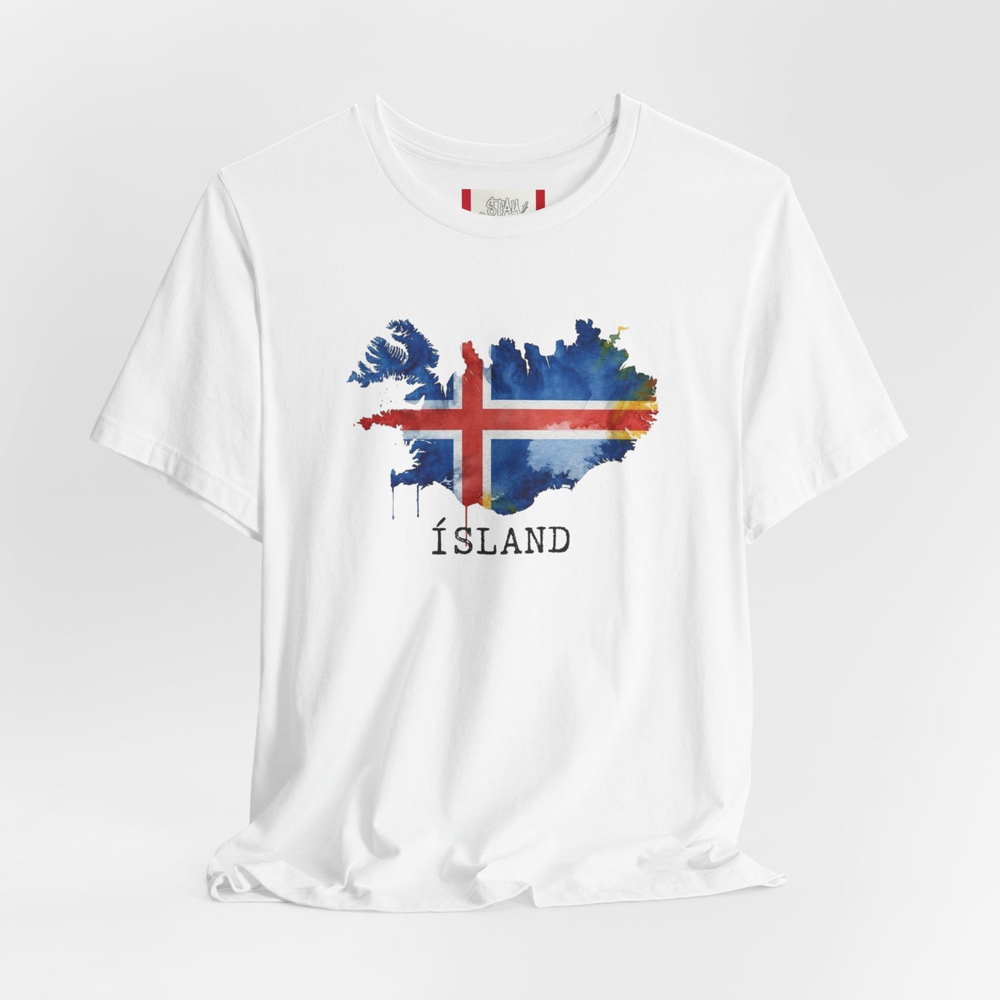 Country T‑Shirt — ÍSLAND (ICELAND)