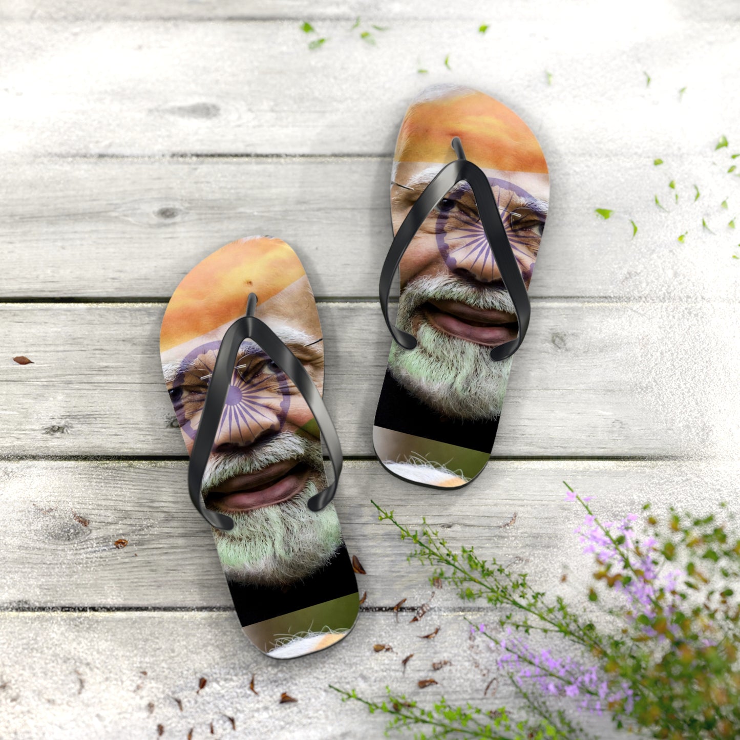 Modi's India Flip Flops – Modi Face