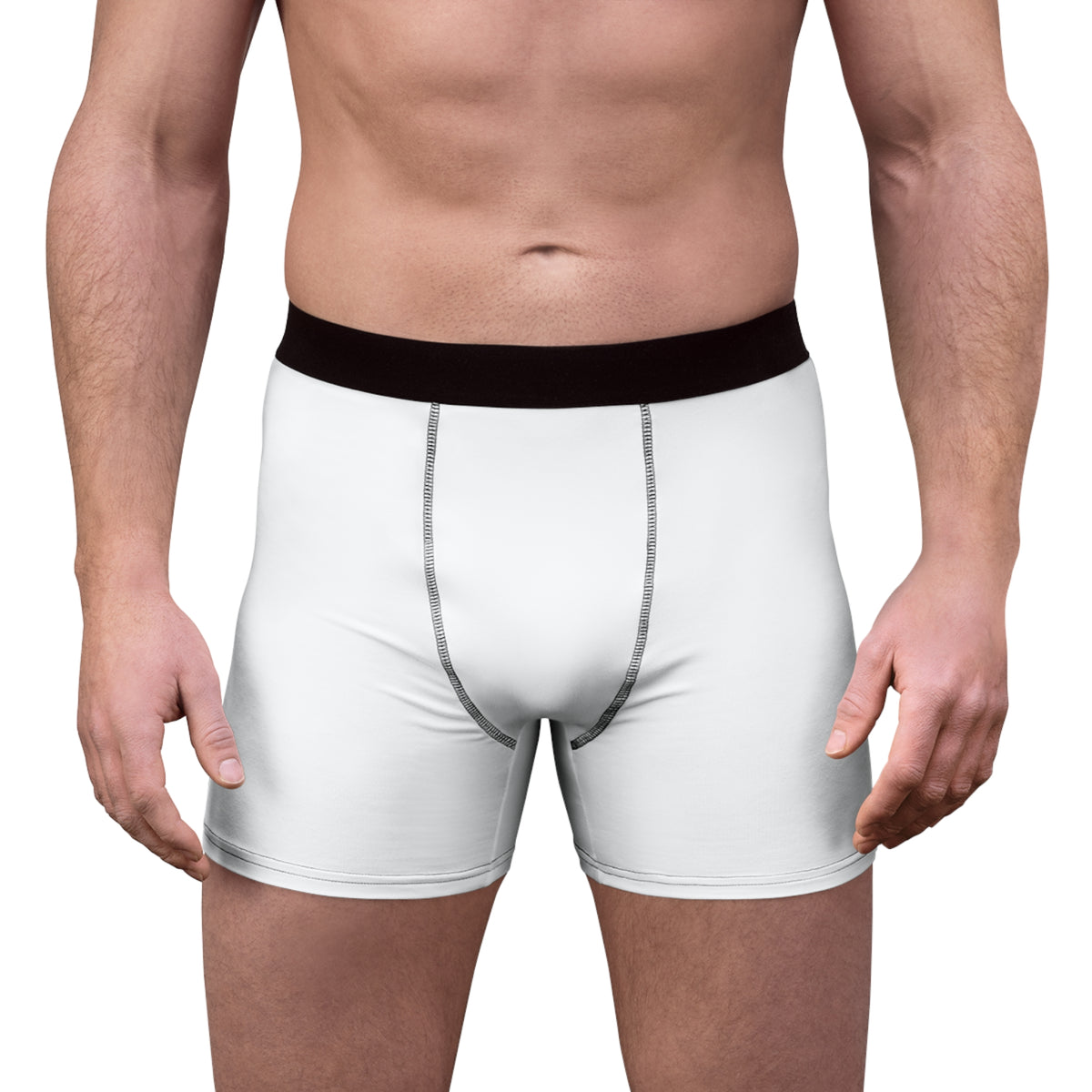 Stay Illegal Men's Boxer Briefs - White