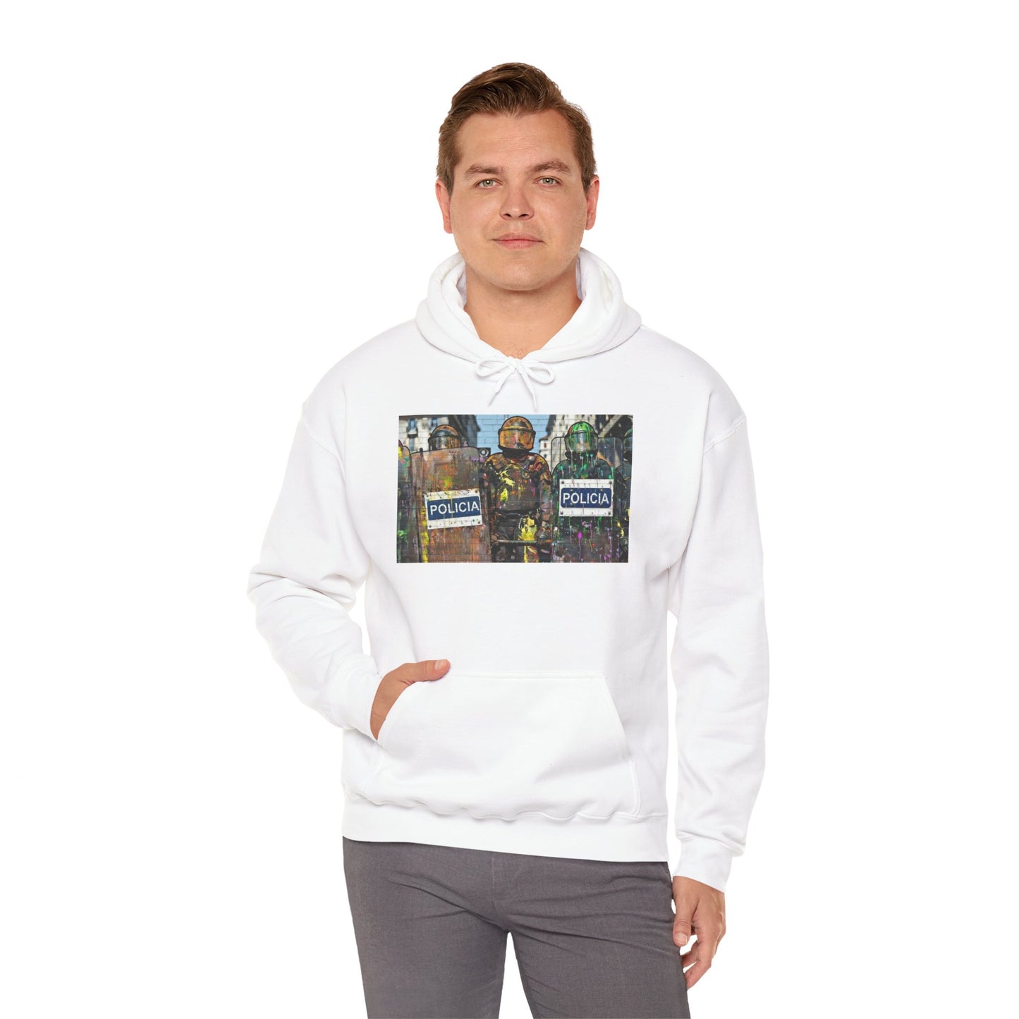 Stay Illegal Graffiti Hoodie - Policia Policia