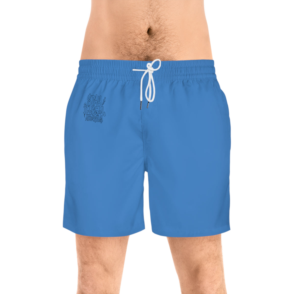 Plain Insignia - Stay Illegal Men's Blue Swim Shorts