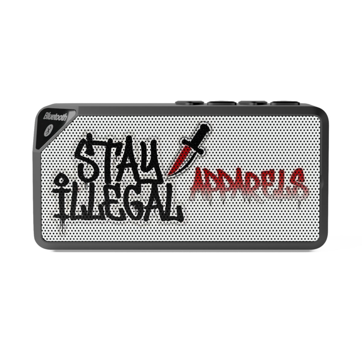 Bluetooth Speaker — Stay Illegal Graffiti Design 1