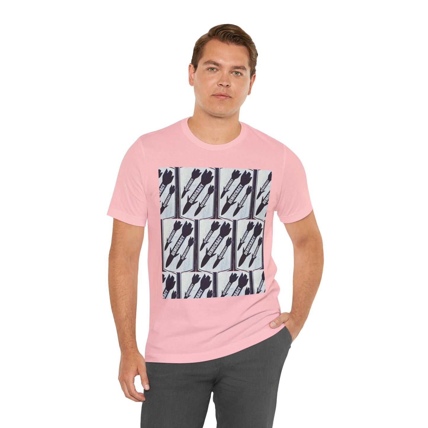 Protest T‑Shirt — DEMOCRATIC MISSILES
