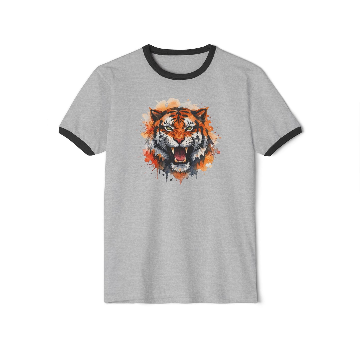 Stay Illegal Ringer T-Shirt — Tiger Smile