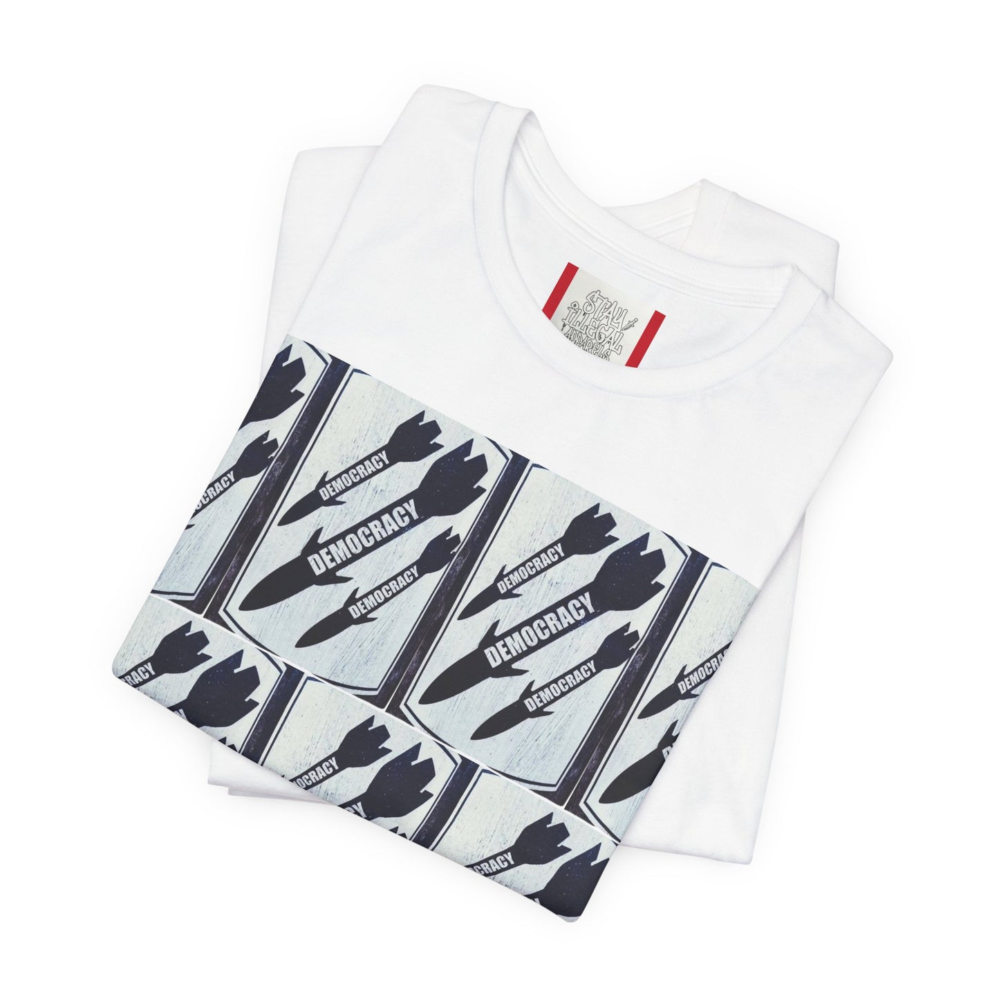 Protest T‑Shirt — DEMOCRATIC MISSILES