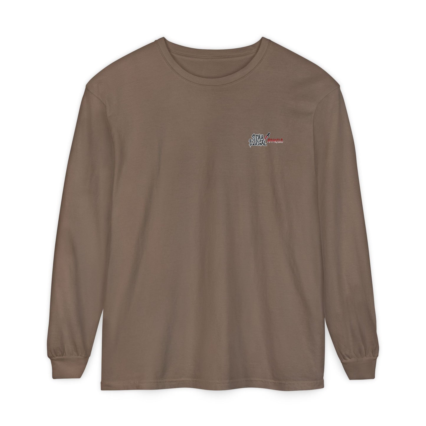Stay Illegal Isignia - Plain Colour Long Sleeve Tee