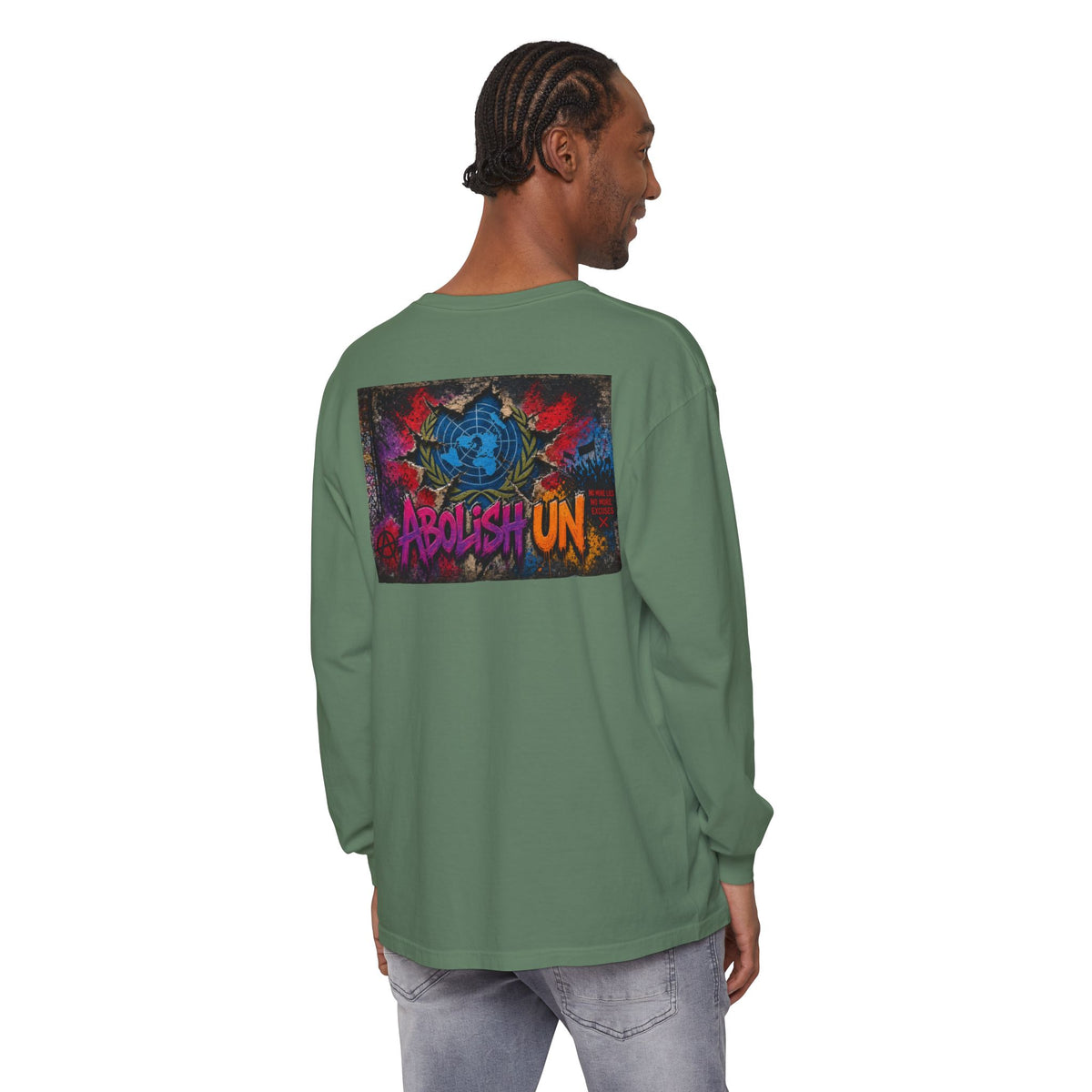 Protest Long Sleeve T‑Shirt — Abolish UN