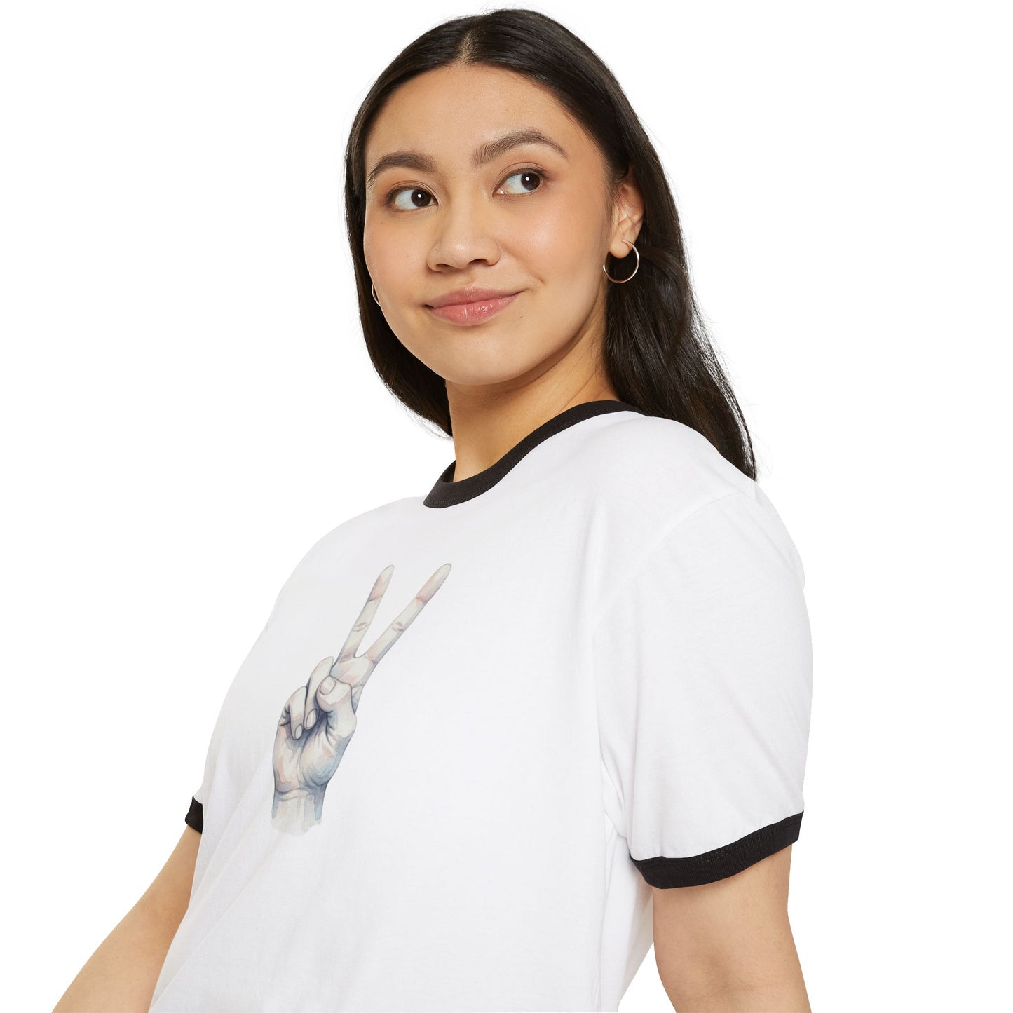 Stay Illegal Ringer T-Shirt — Fingers Of Victory