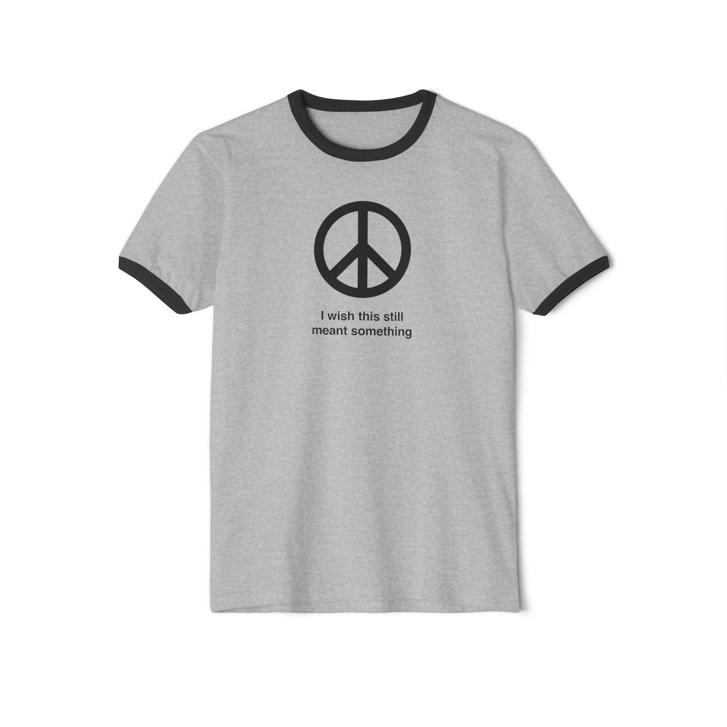 Stay Illegal Ringer T-Shirt — Ban The Bomb