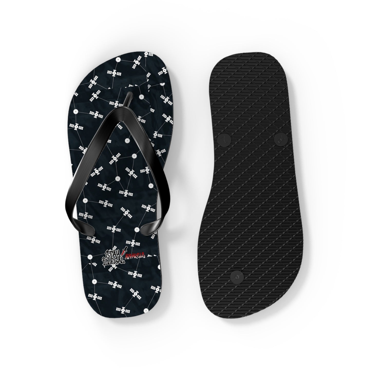 Satellite Flip Flops – Stay Illegal Satellite Black