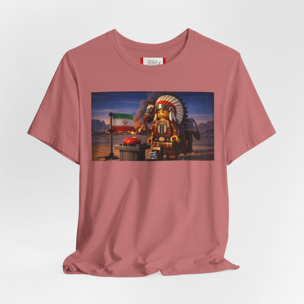 Propaganda T‑Shirt — IRAN LEGOS — USA Invaders