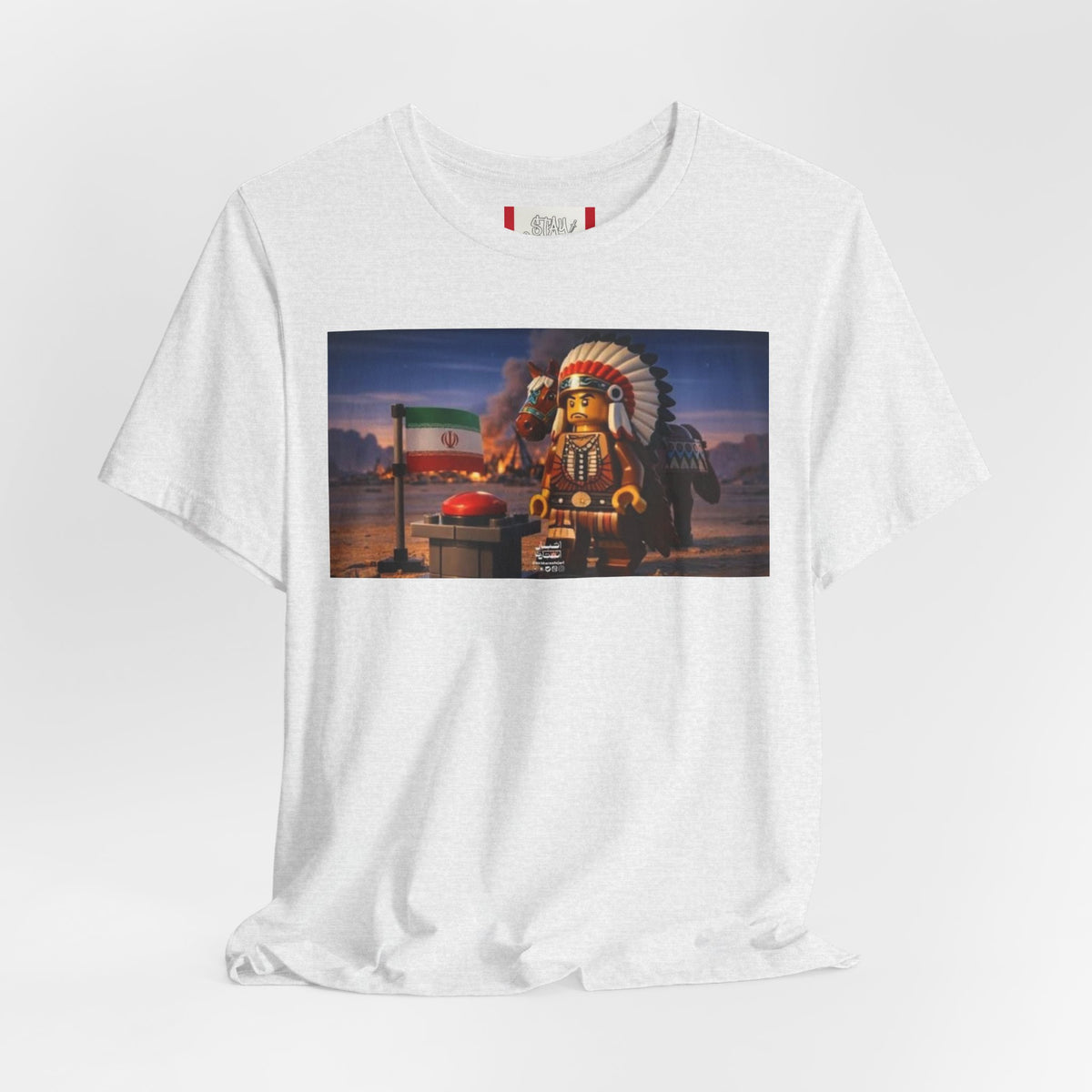 Propaganda T‑Shirt — IRAN LEGOS — USA Invaders