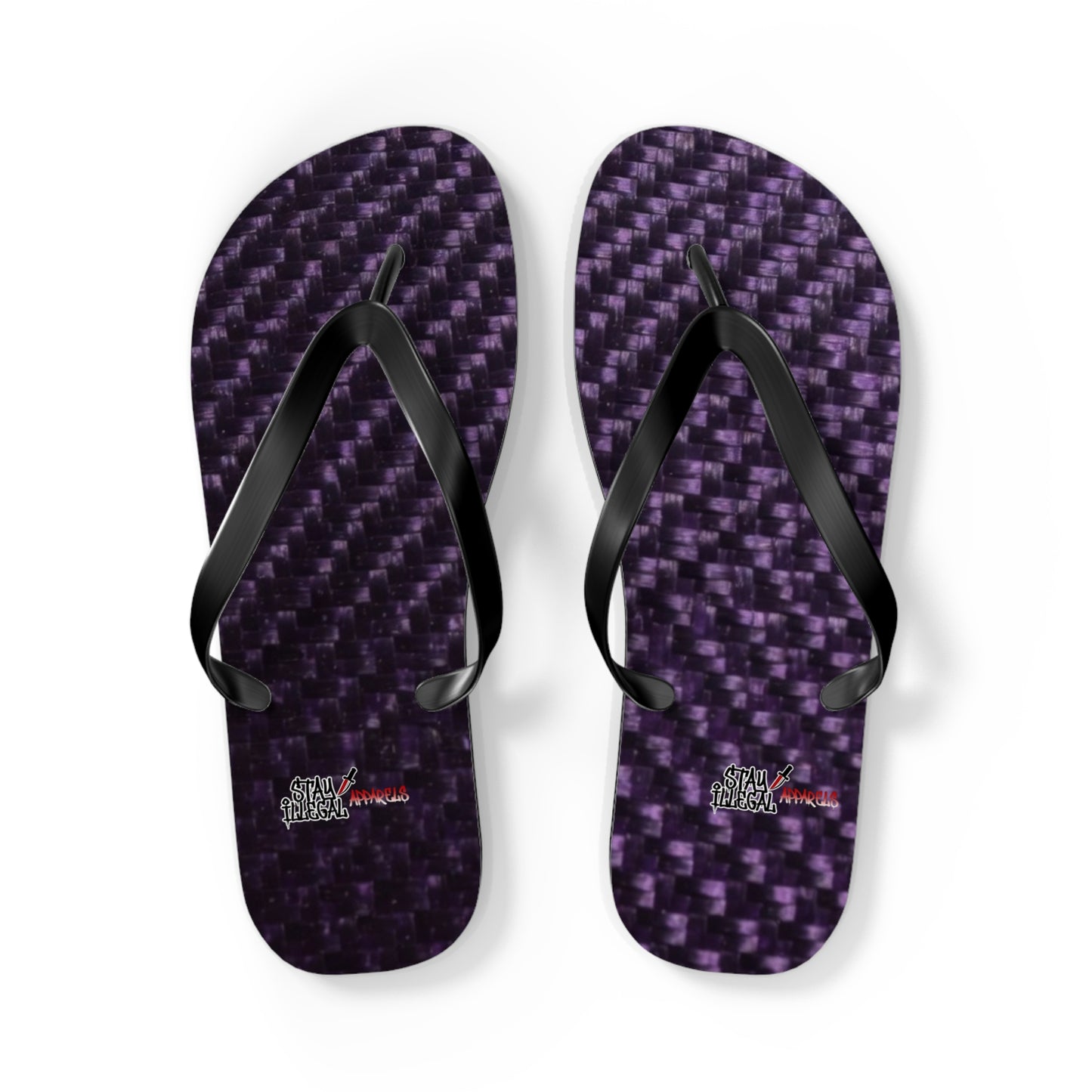 Carbon Fibre Flip Flops – Stay Illegal Purple