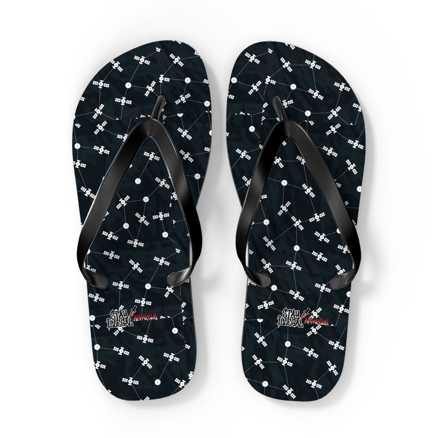 Satellite Flip Flops – Stay Illegal Satellite Black