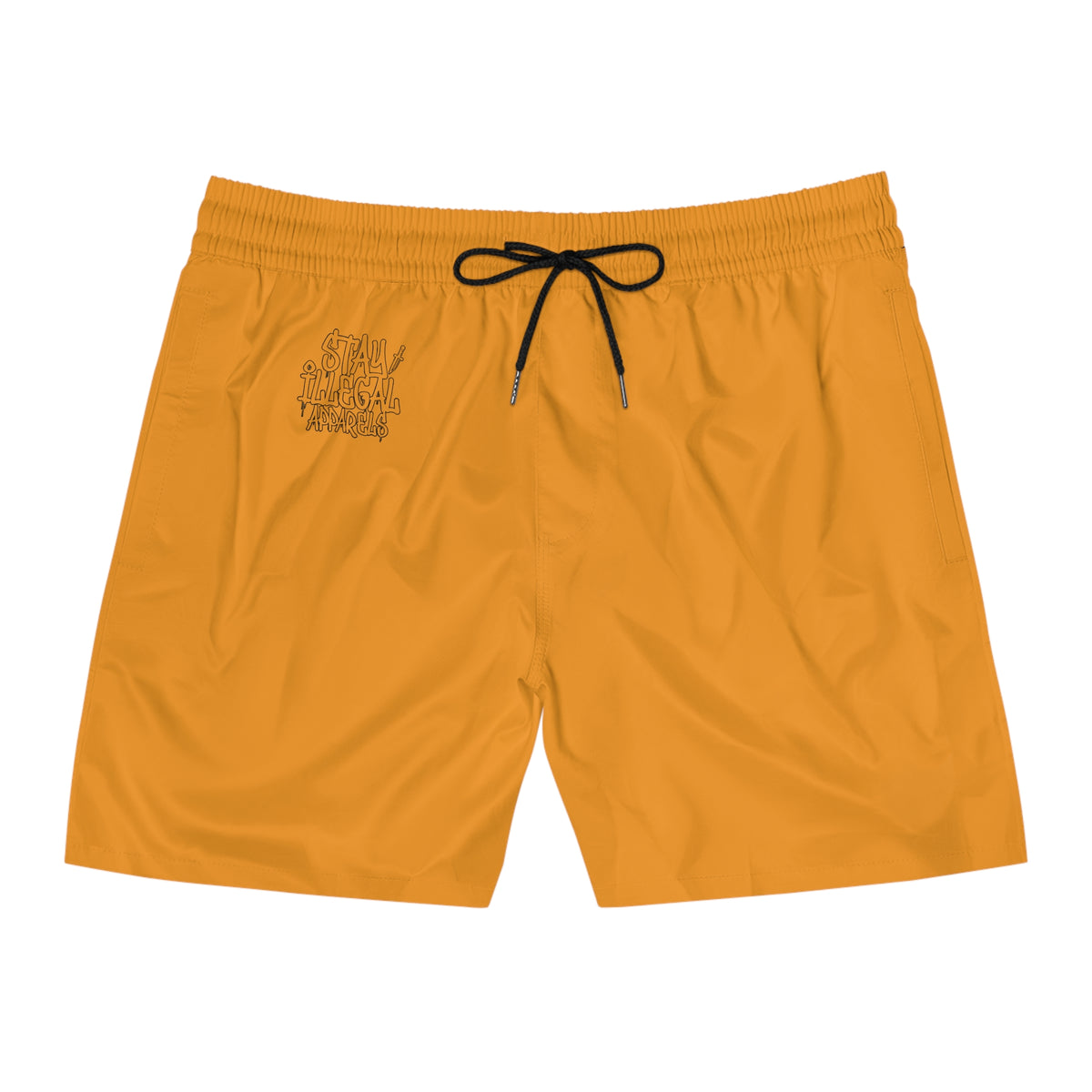 Plain Insignia - Stay Illegal Men's Mustard Swim Shorts