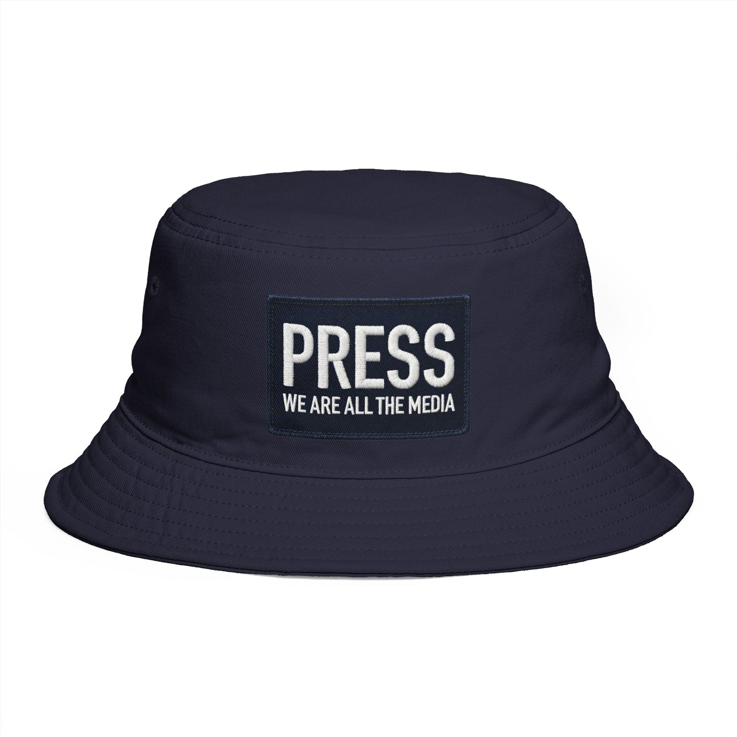 Stay Illegal "PRESS" Bucket Hat — Embroidered Journalist Patch