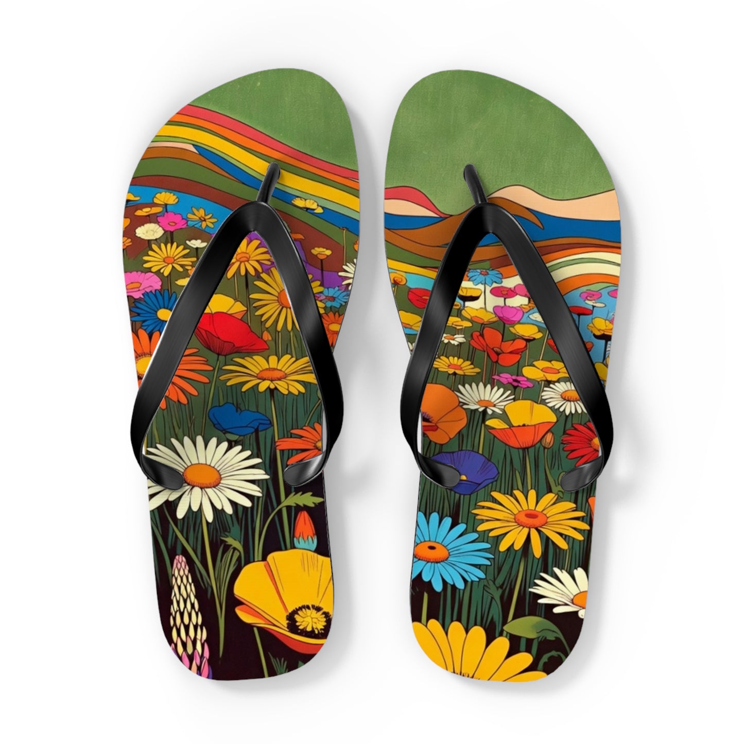 Flower Flip Flops – Fields Of Elysium
