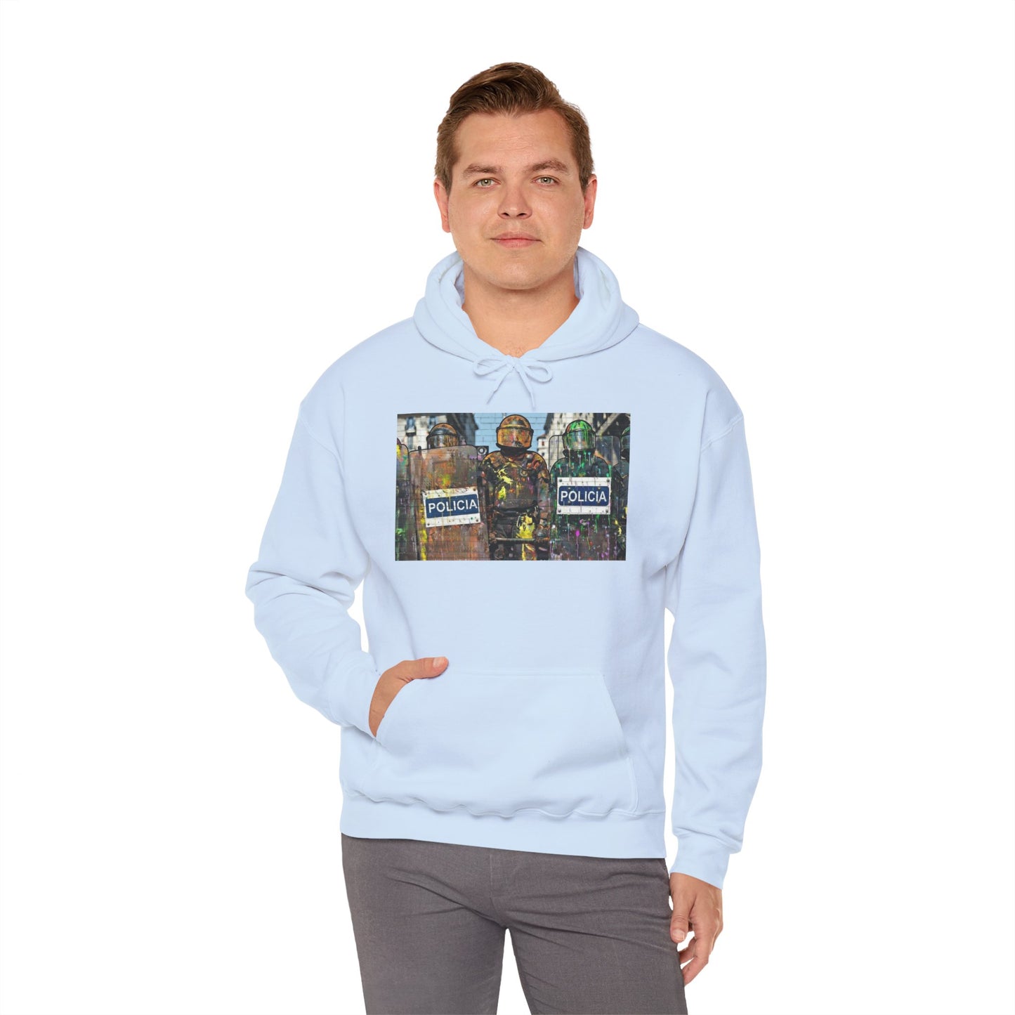 Stay Illegal Graffiti Hoodie - Policia Policia