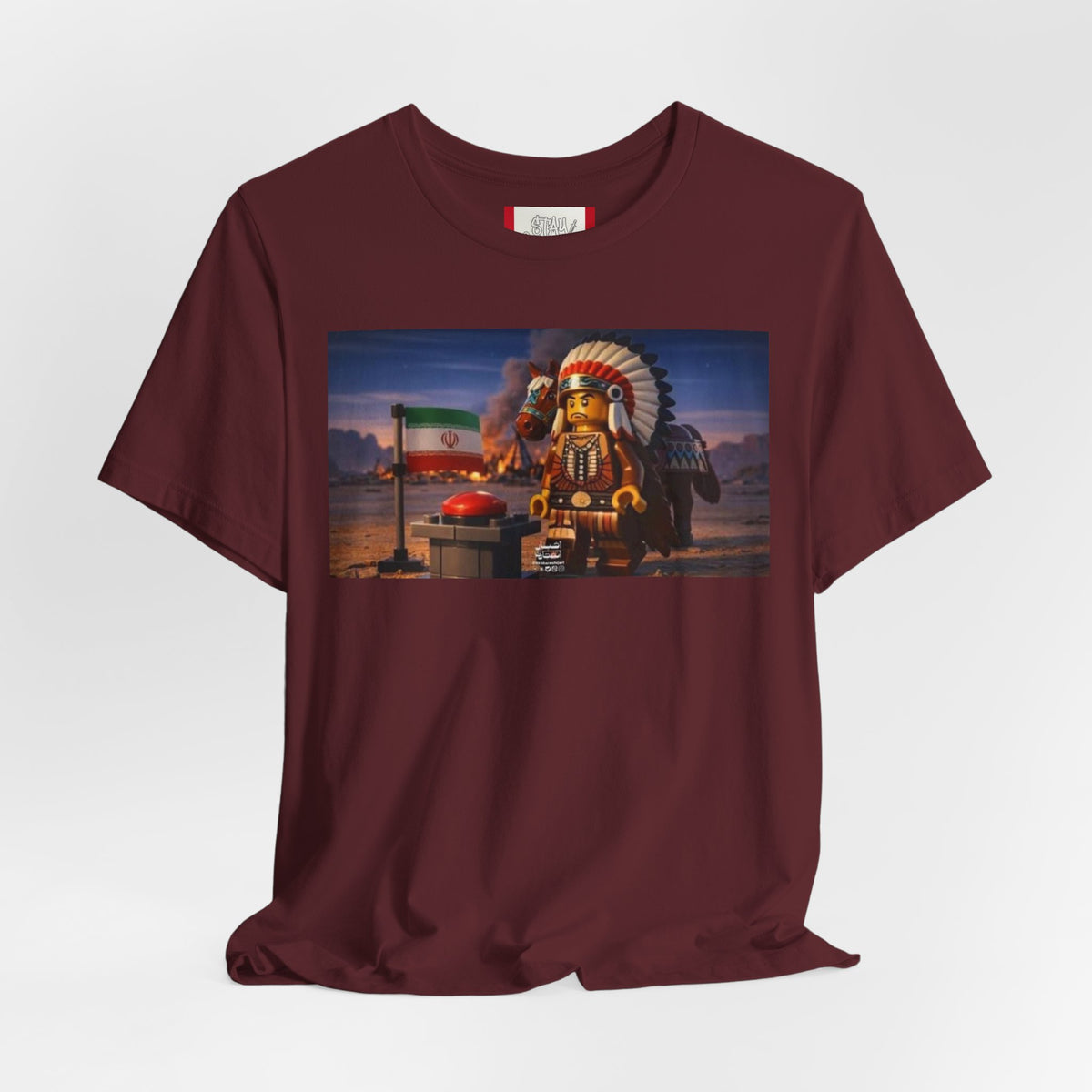 Propaganda T‑Shirt — IRAN LEGOS — USA Invaders